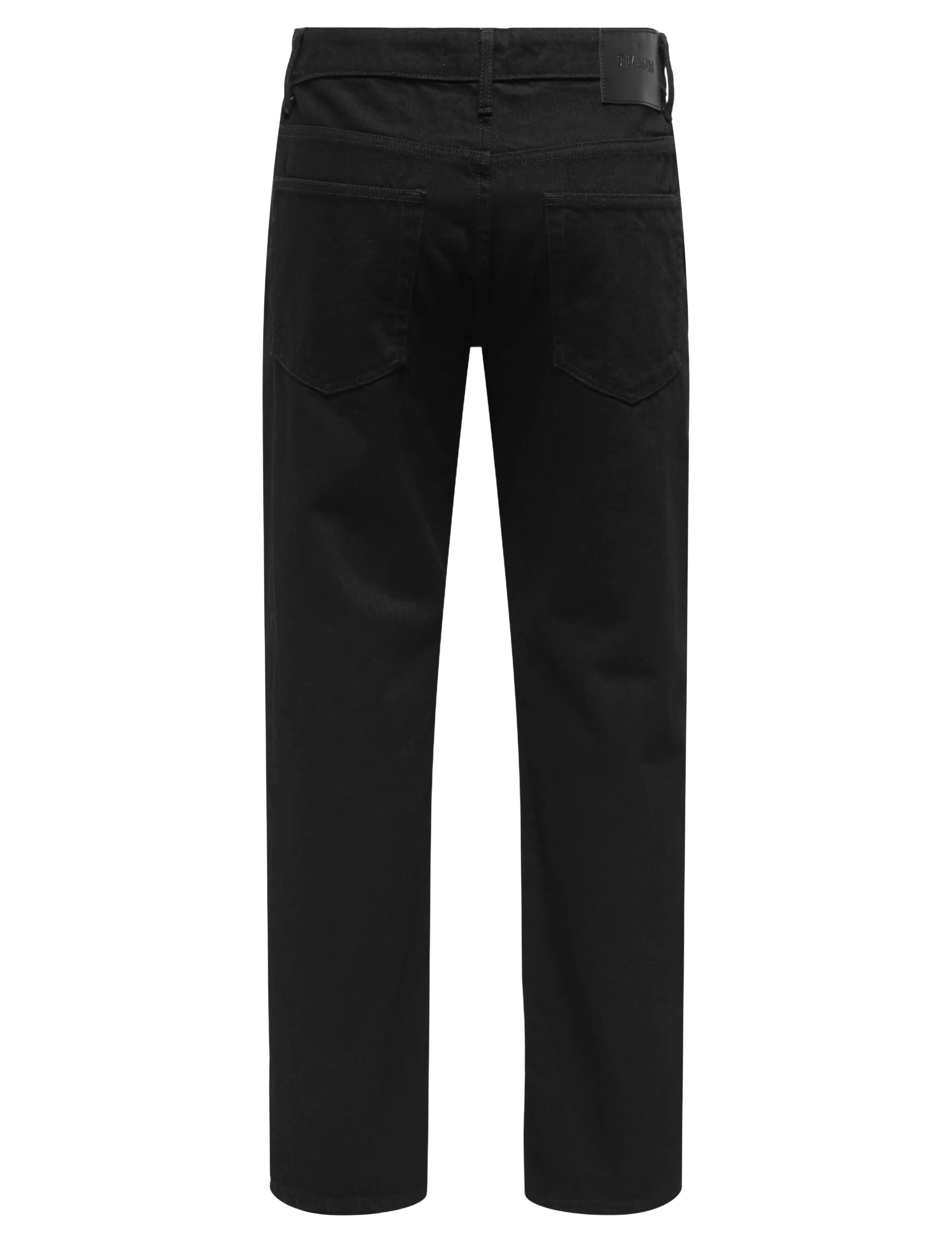 ONLY & SONS - ONSEDGE STAY BLACK 3425 AZG DNM NOOS - regular jeans - black denim - 2