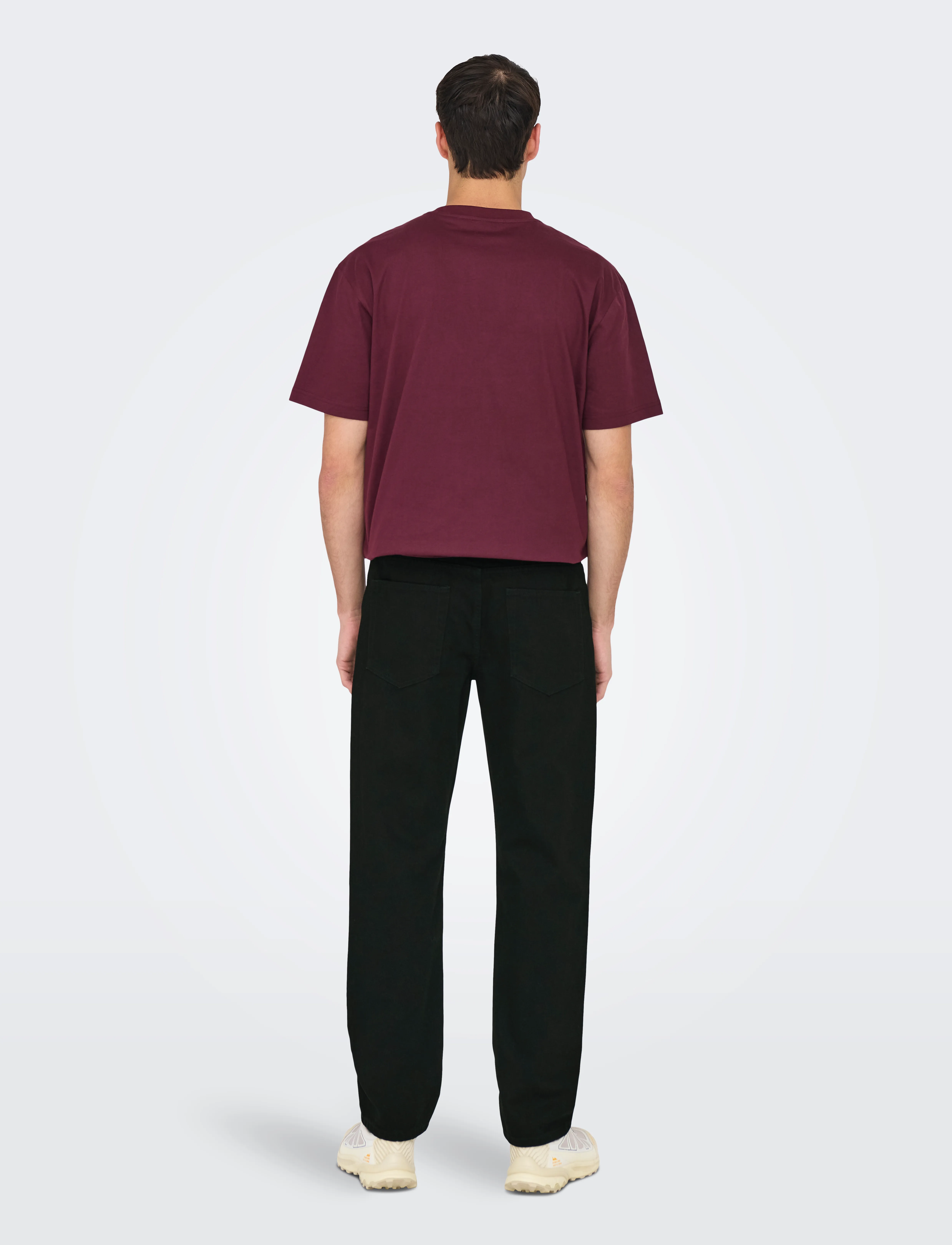 ONLY & SONS Onsedge Stay Black 3425 Azg Dnm Noos straight leg jeans herr – bild 2