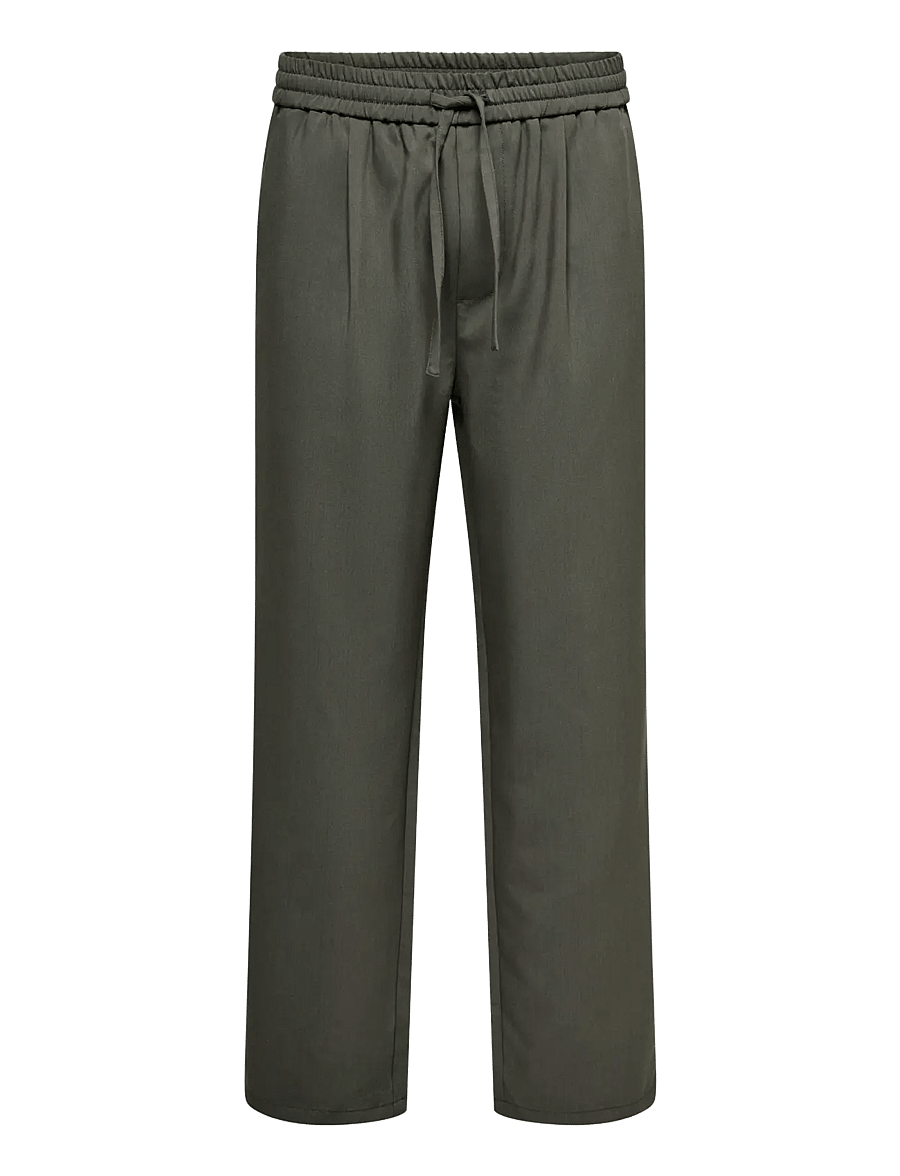 ONLY & SONS - ONSWILL 0292 LOOSE STRING PANT FRML NOOS - kollektioner - beluga - 1