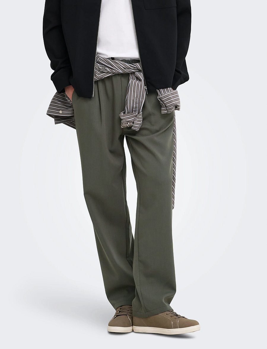 ONLY & SONS - ONSWILL 0292 LOOSE STRING PANT FRML NOOS - kollektioner - beluga - 0