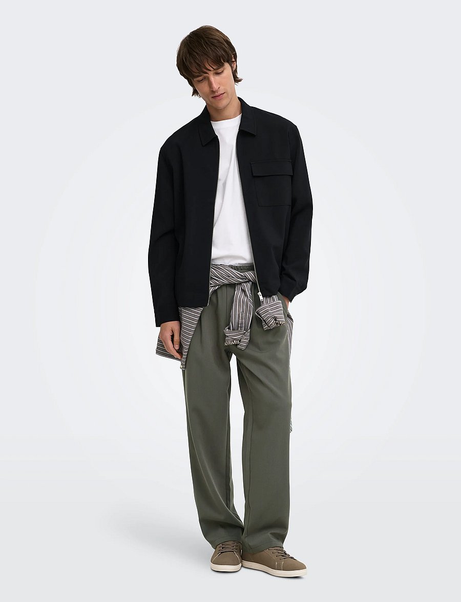 ONLY & SONS - ONSWILL 0292 LOOSE STRING PANT FRML NOOS - kollektioner - beluga - 4