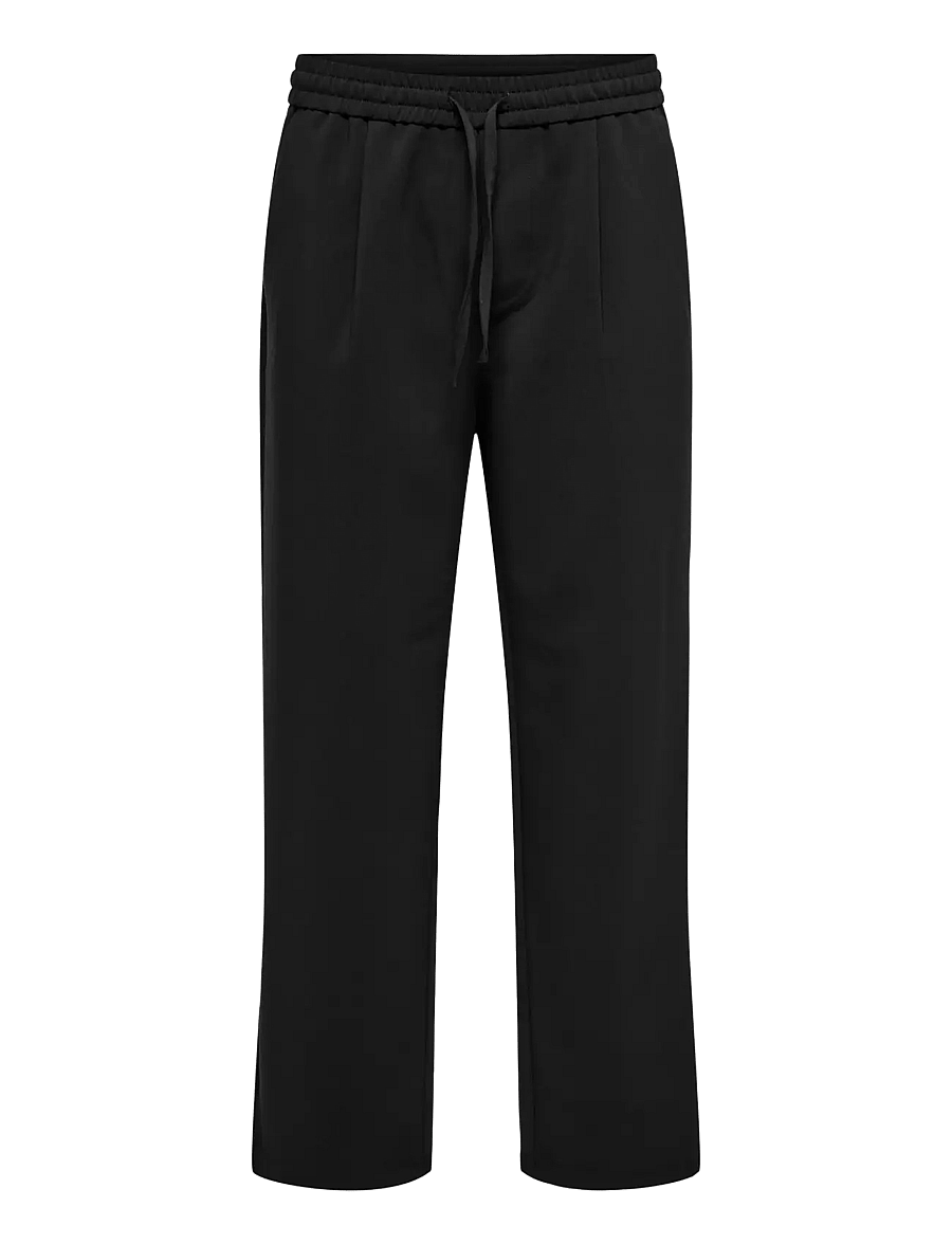 ONLY & SONS - ONSWILL 0292 LOOSE STRING PANT FRML NOOS - kollektionen - jet black - 1