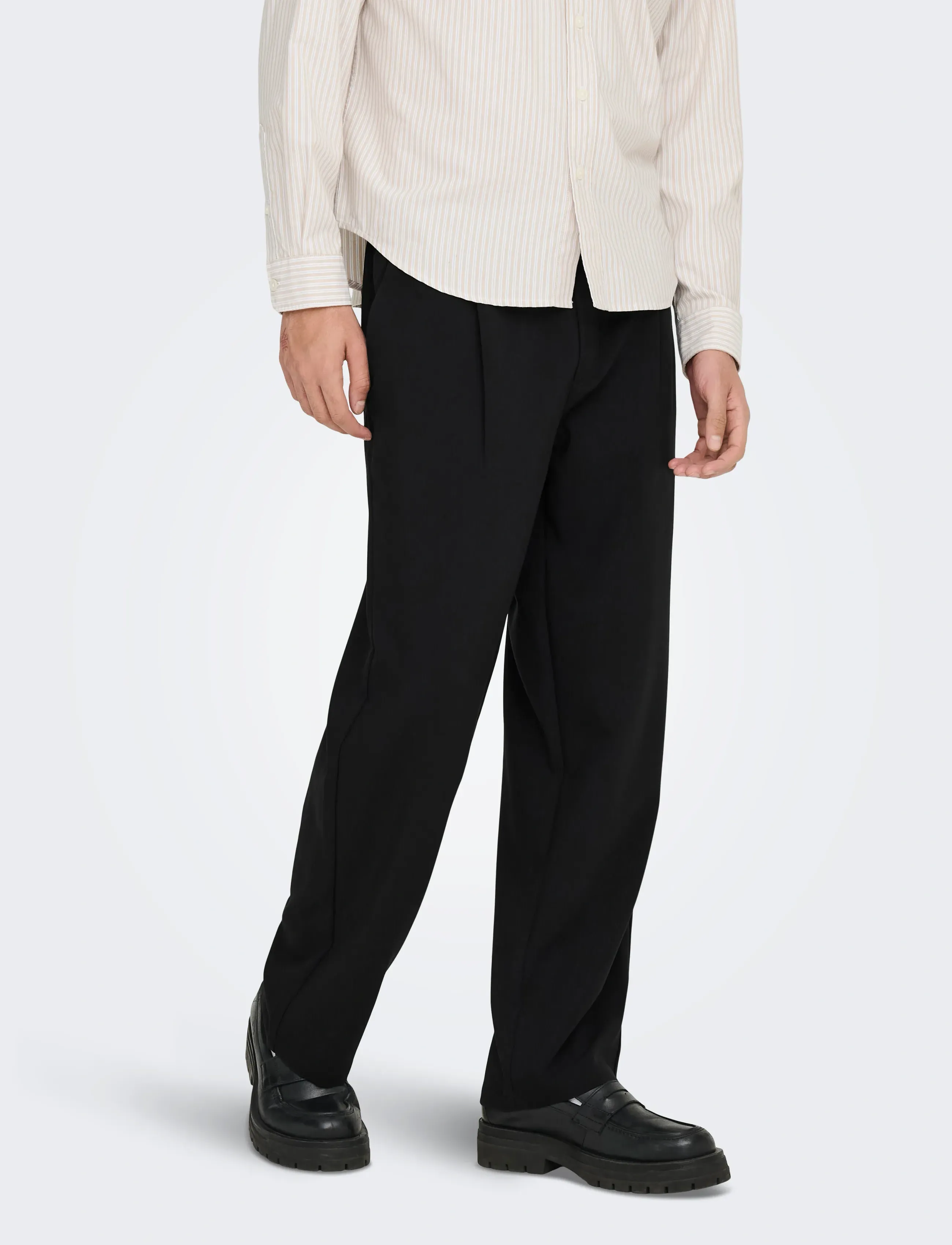 ONLY & SONS Onswill 0292 Loose String Pant Frml Noos, XXL, Black, Underdele > Joggingbukser, Herre