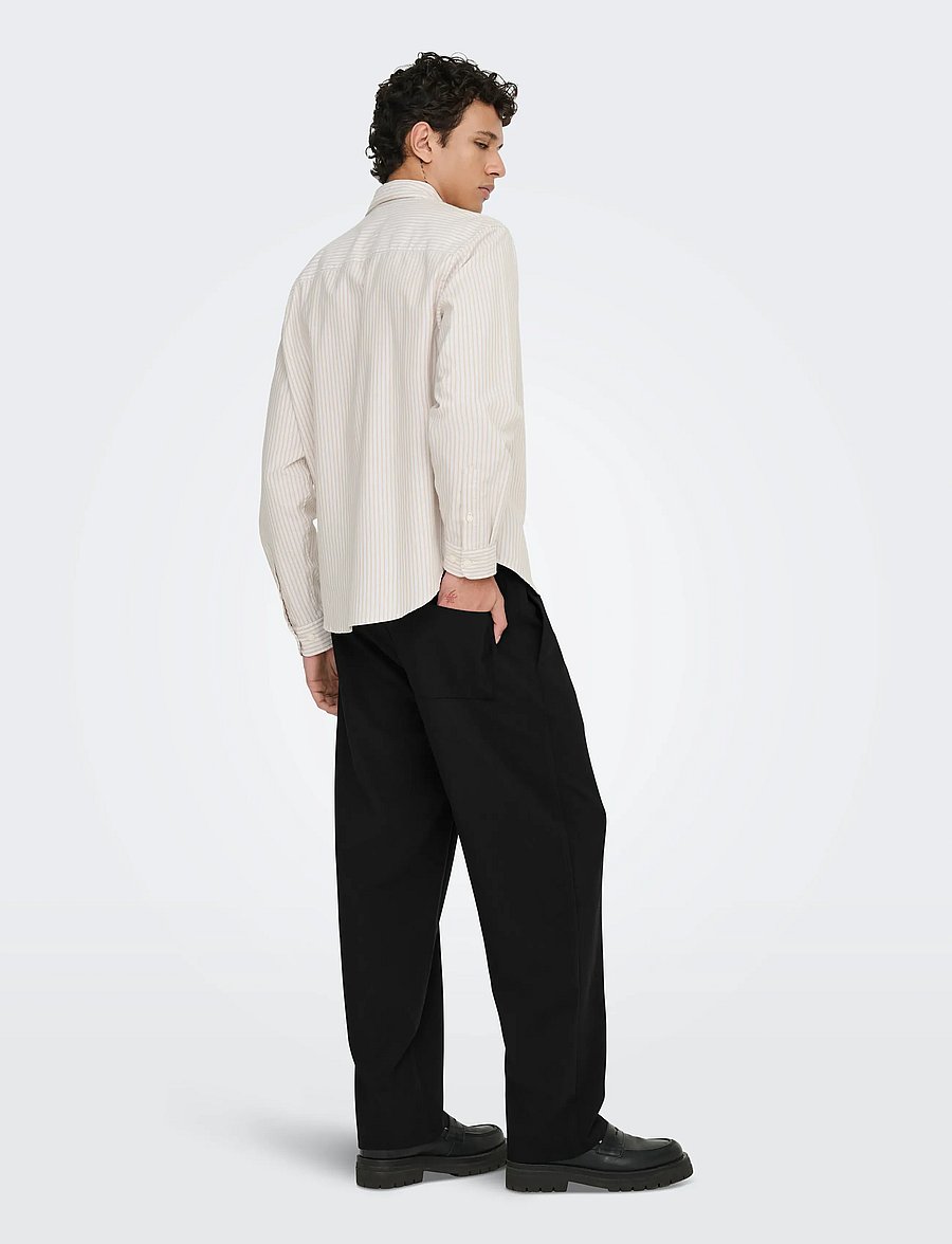 ONLY & SONS - ONSWILL 0292 LOOSE STRING PANT FRML NOOS - kollektionen - jet black - 3