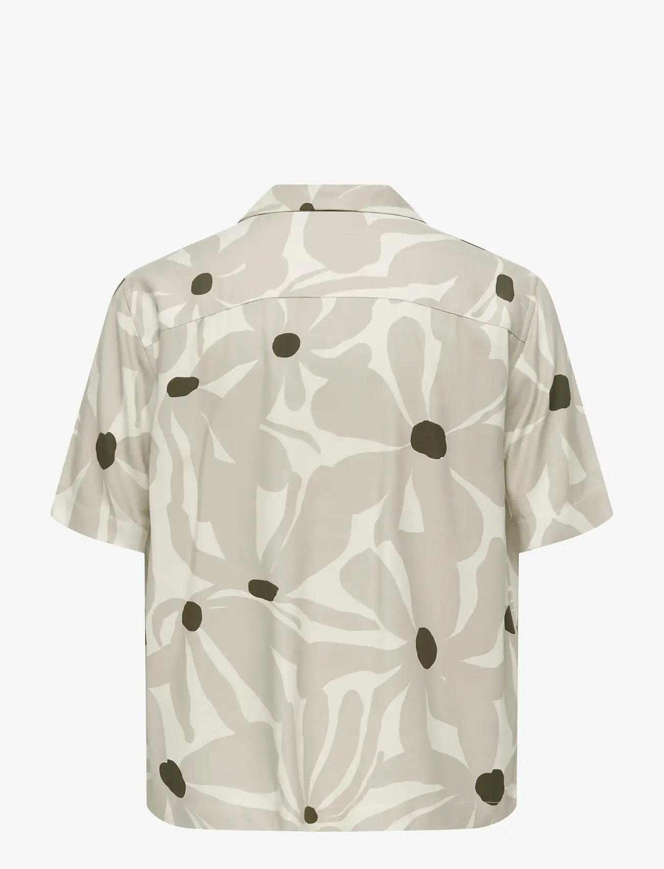 ONLY & SONS - ONSDASH LIFE REG AOP SS 001 RESORT SHIRT - short-sleeved shirts - silver lining - 2