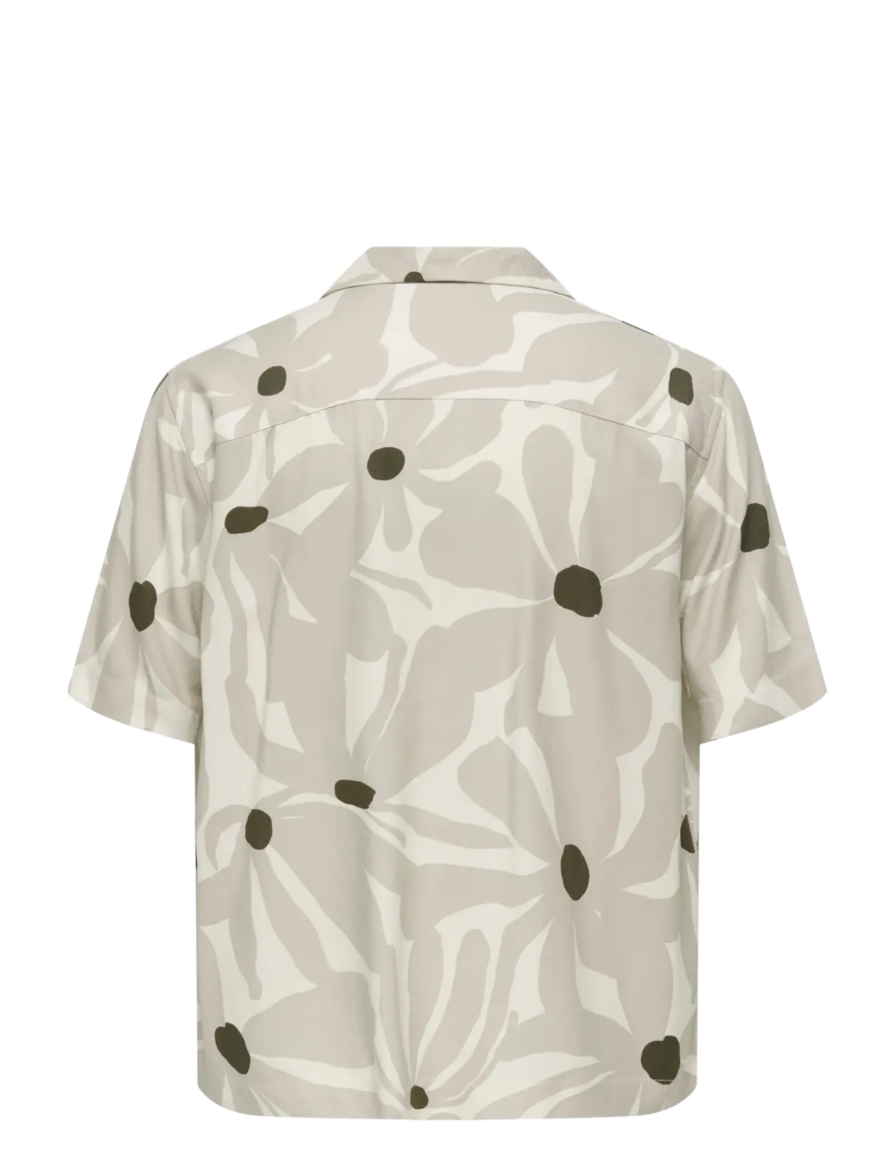 ONLY & SONS - ONSDASH LIFE REG AOP SS 001 RESORT SHIRT - kurzarmhemden - silver lining - 2