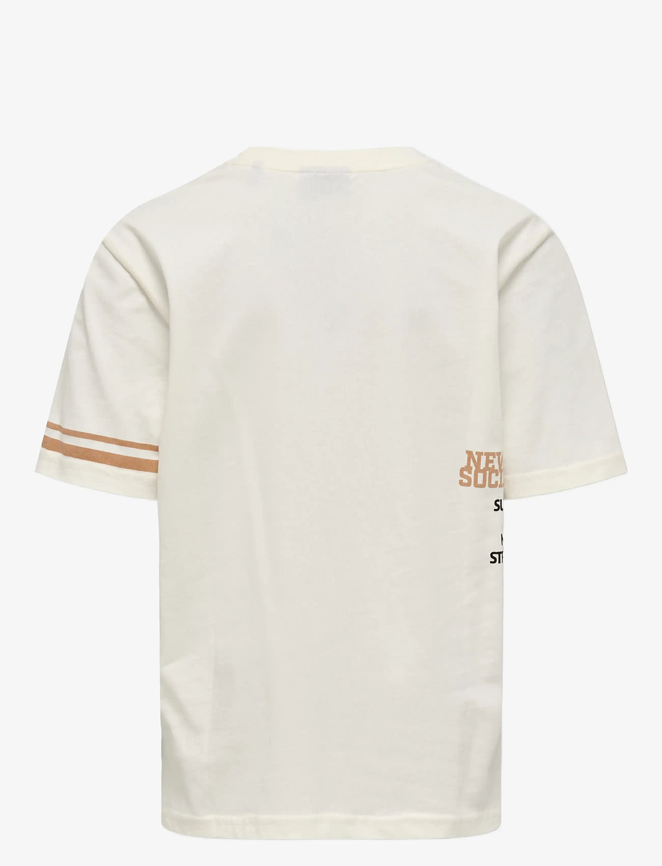 ONLY & SONS - OSJSOCIETY LIFE S/S RLX PRINTED TEE JRS - tofu - 1