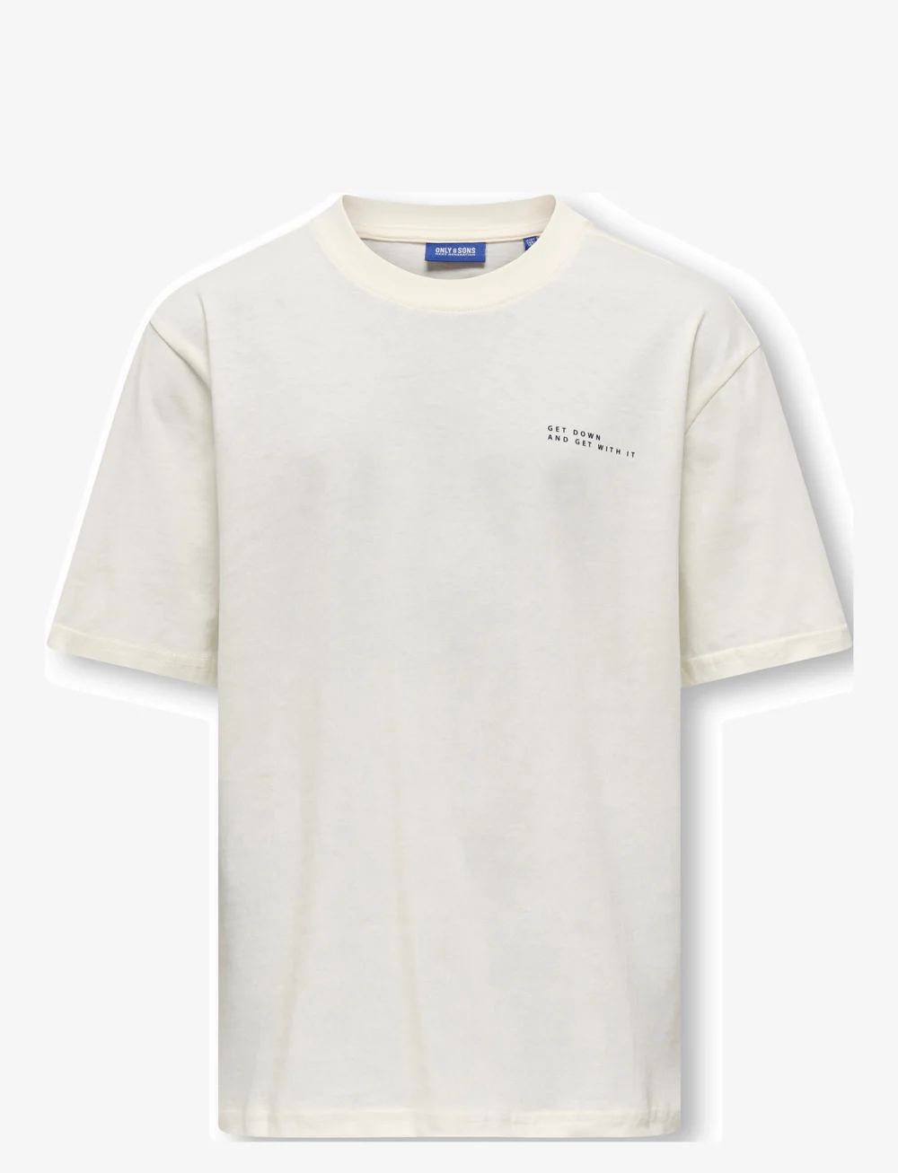 ONLY & SONS - OSJSUMMERLIFE S/S RLX PRINTED TEE JRS - kurzärmelige - tofu - 1