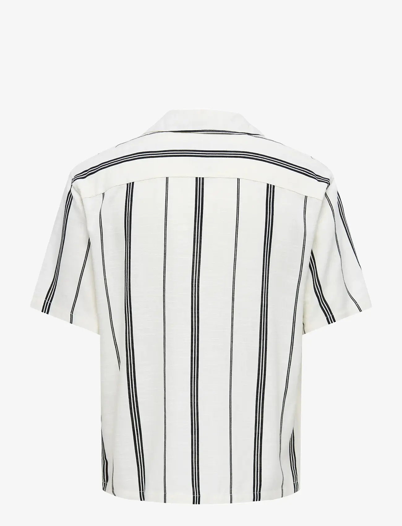 ONLY & SONS - ONSSTEPAN LOOSE FIT 006 SHIRT - stribede skjorter - bright white - 1