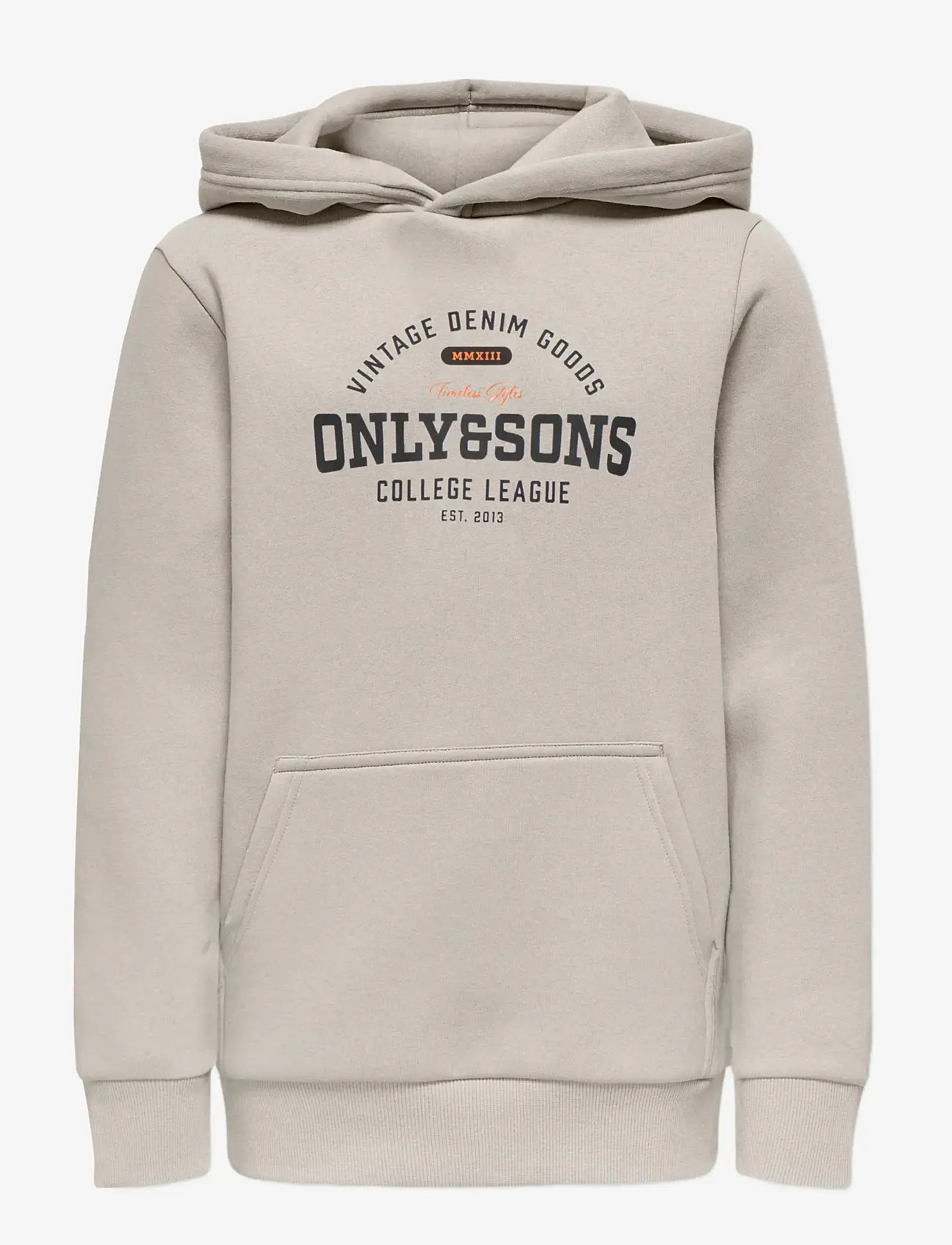 ONLY & SONS - OSJCERES REG VINTAGE PRINT HOOD SWT NOOS - autumn clothing - silver lining - 0