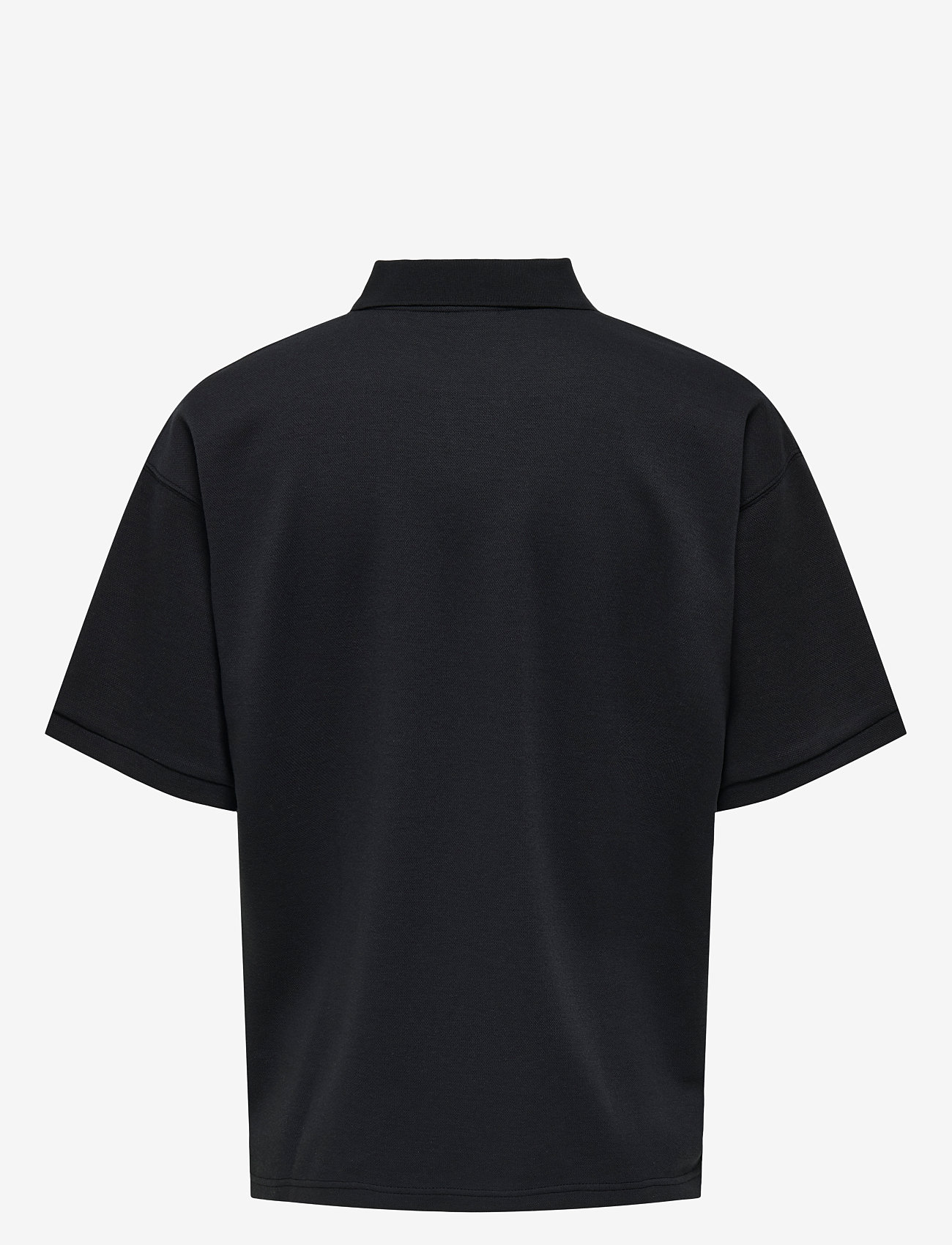 ONLY & SONS - ONSCALI LOOSE SS RESORT POLO ART - kortærmede poloer - jet black - 1