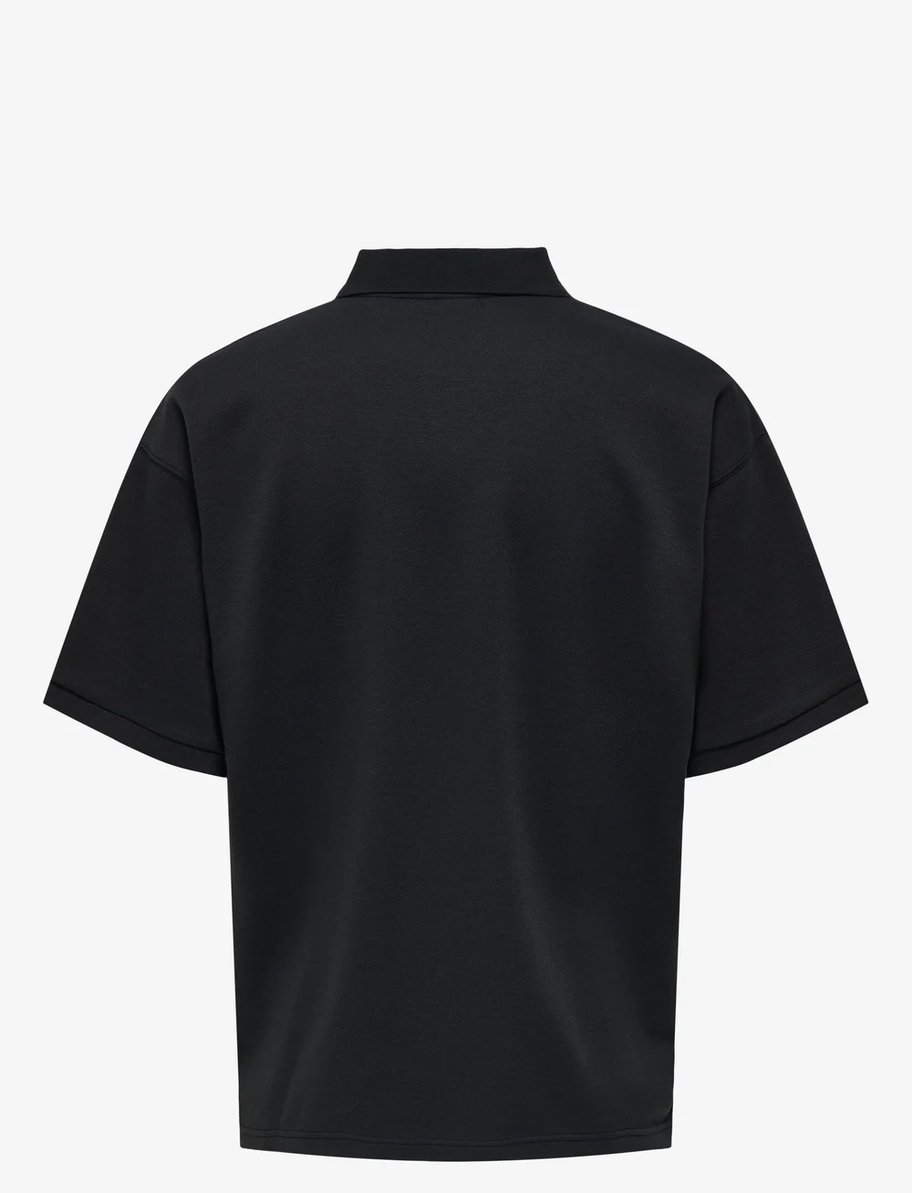 ONLY & SONS - ONSCALI LOOSE SS RESORT POLO ART - kurzärmelig - jet black - 1