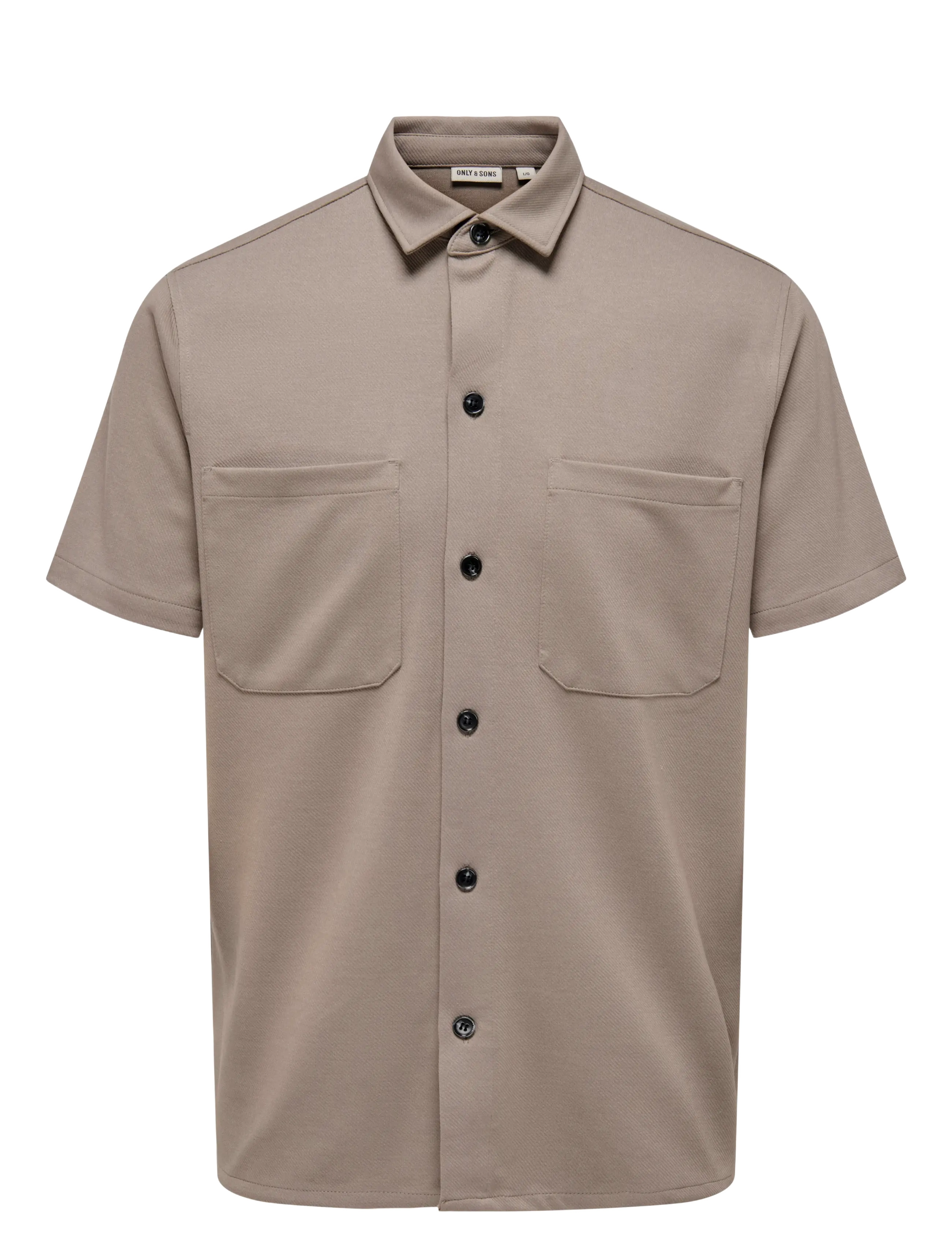 ONLY & SONS Onsnewkodyl Reg Ss Shirt Beige - M - Herren