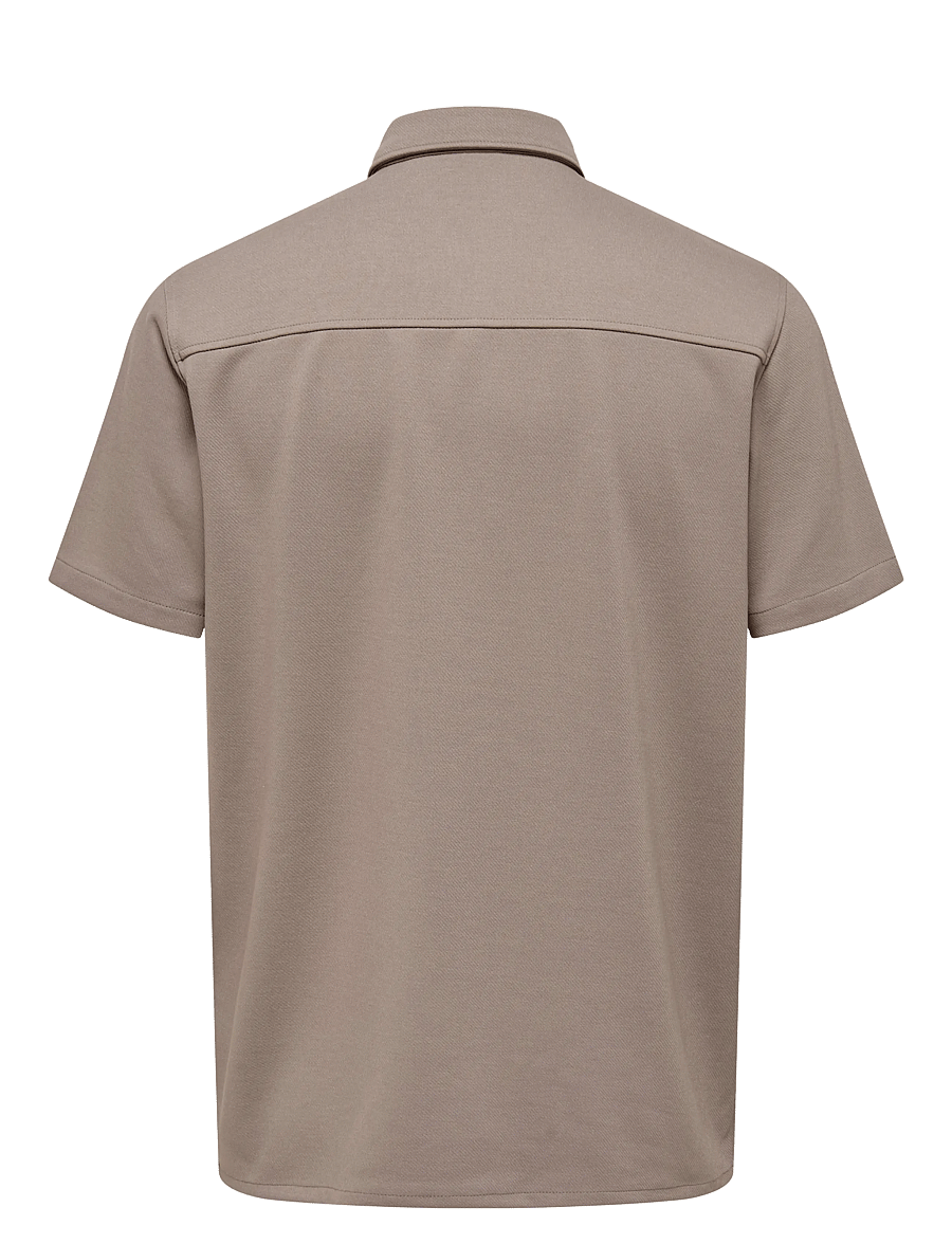 ONLY & SONS - ONSNEWKODYL REG SS SHIRT - krótki rękaw - fossil - 2