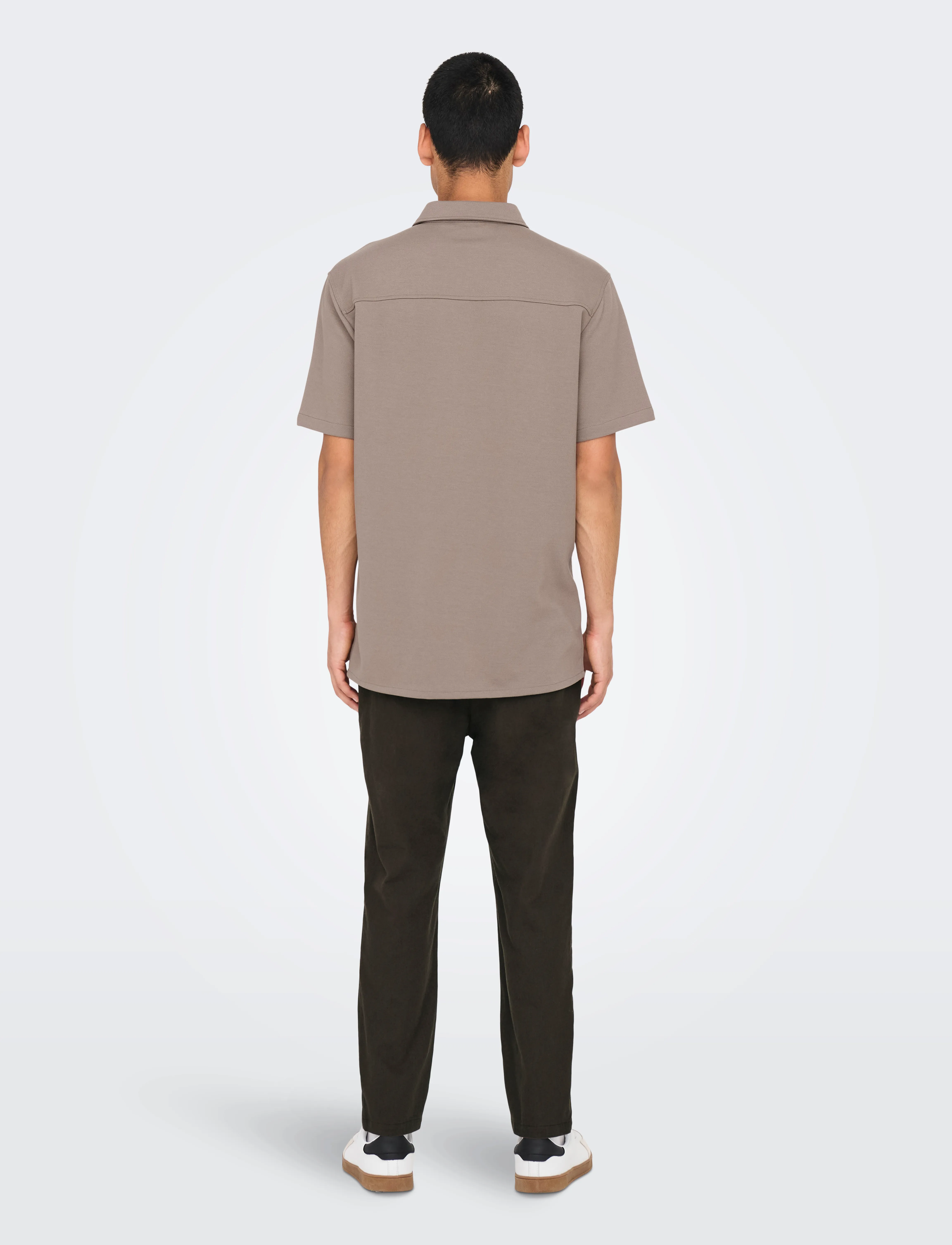 ONLY & SONS - ONSNEWKODYL REG SS SHIRT - krótki rękaw - fossil - 3