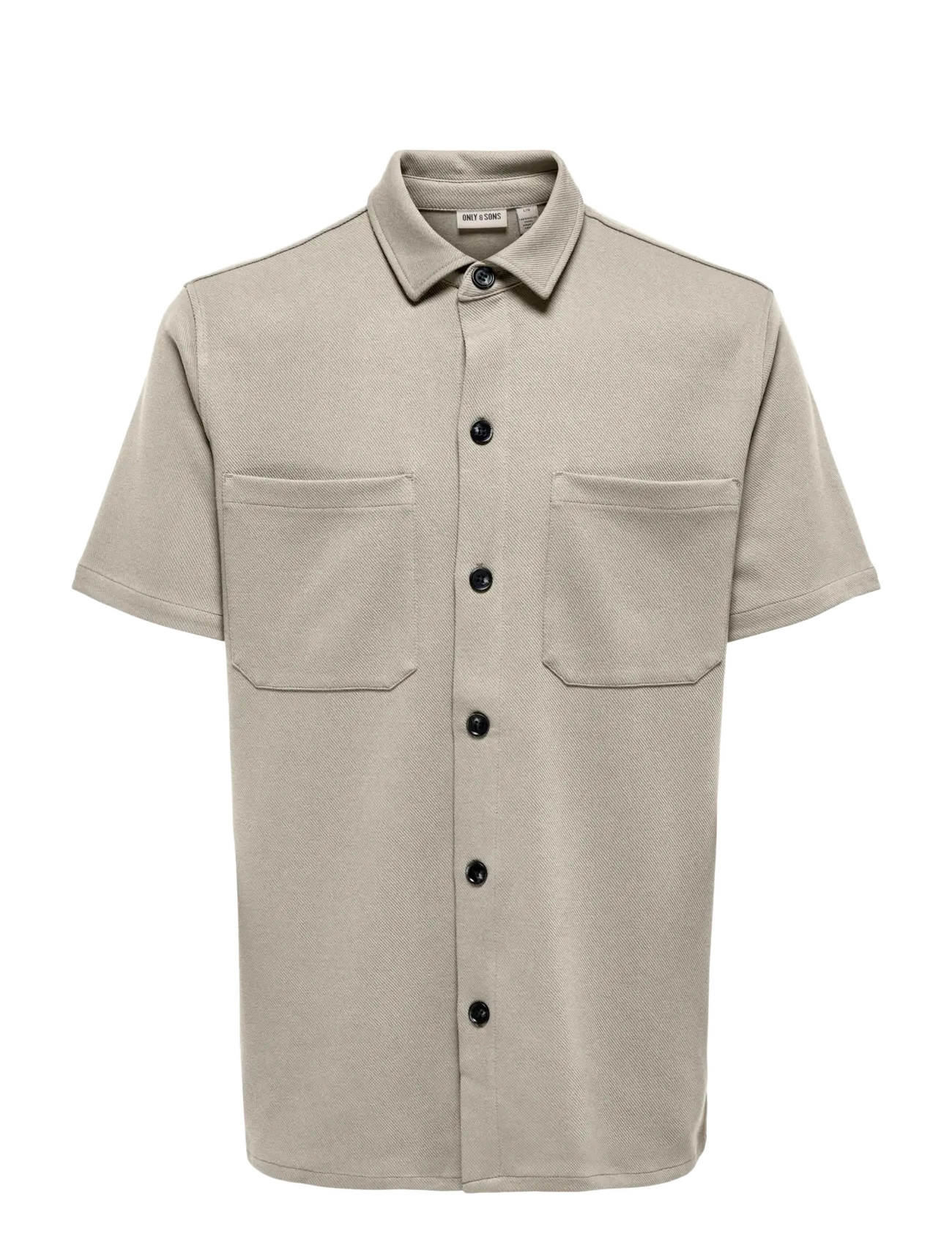 ONLY & SONS Onsnewkodyl Reg Ss Shirt Beige - S - Herren