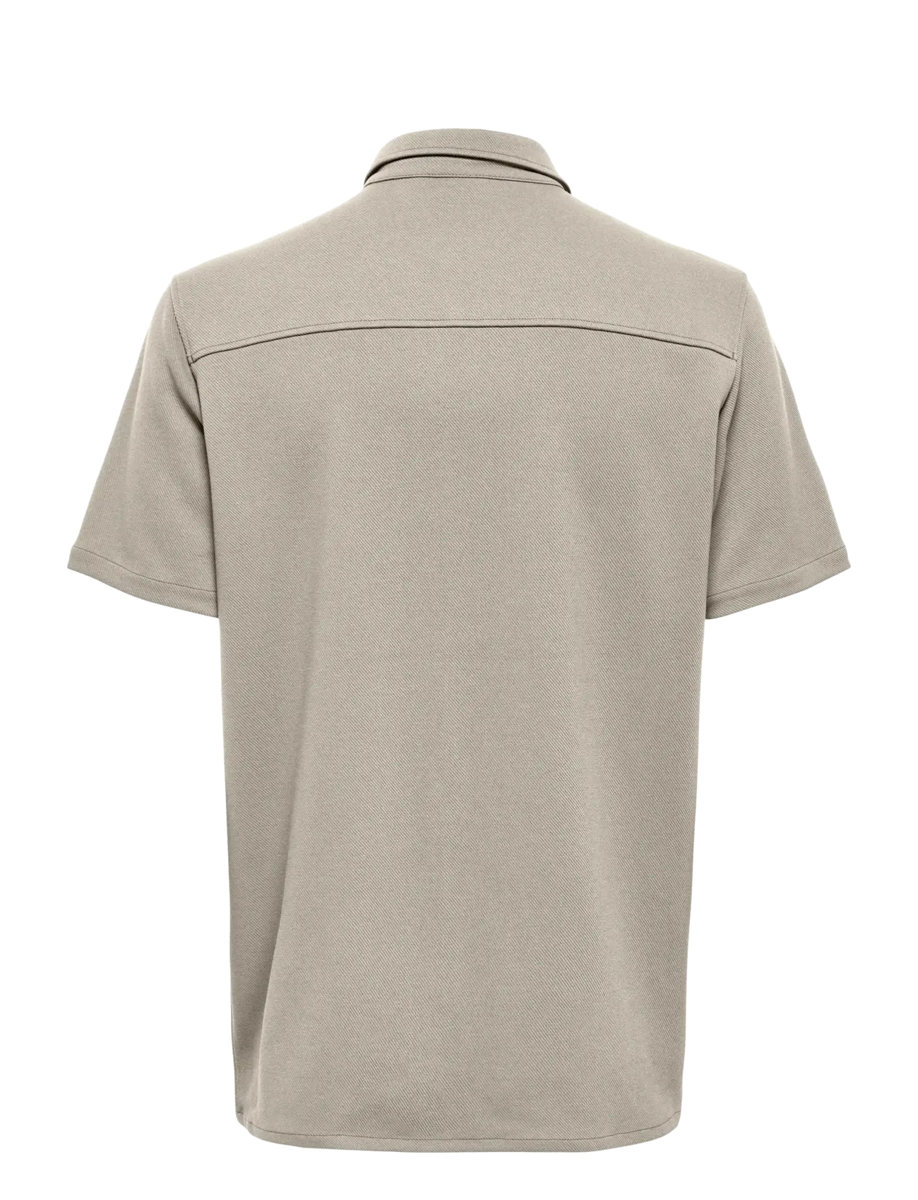 ONLY & SONS - ONSNEWKODYL REG SS SHIRT - kurzarmhemden - silver lining - 1