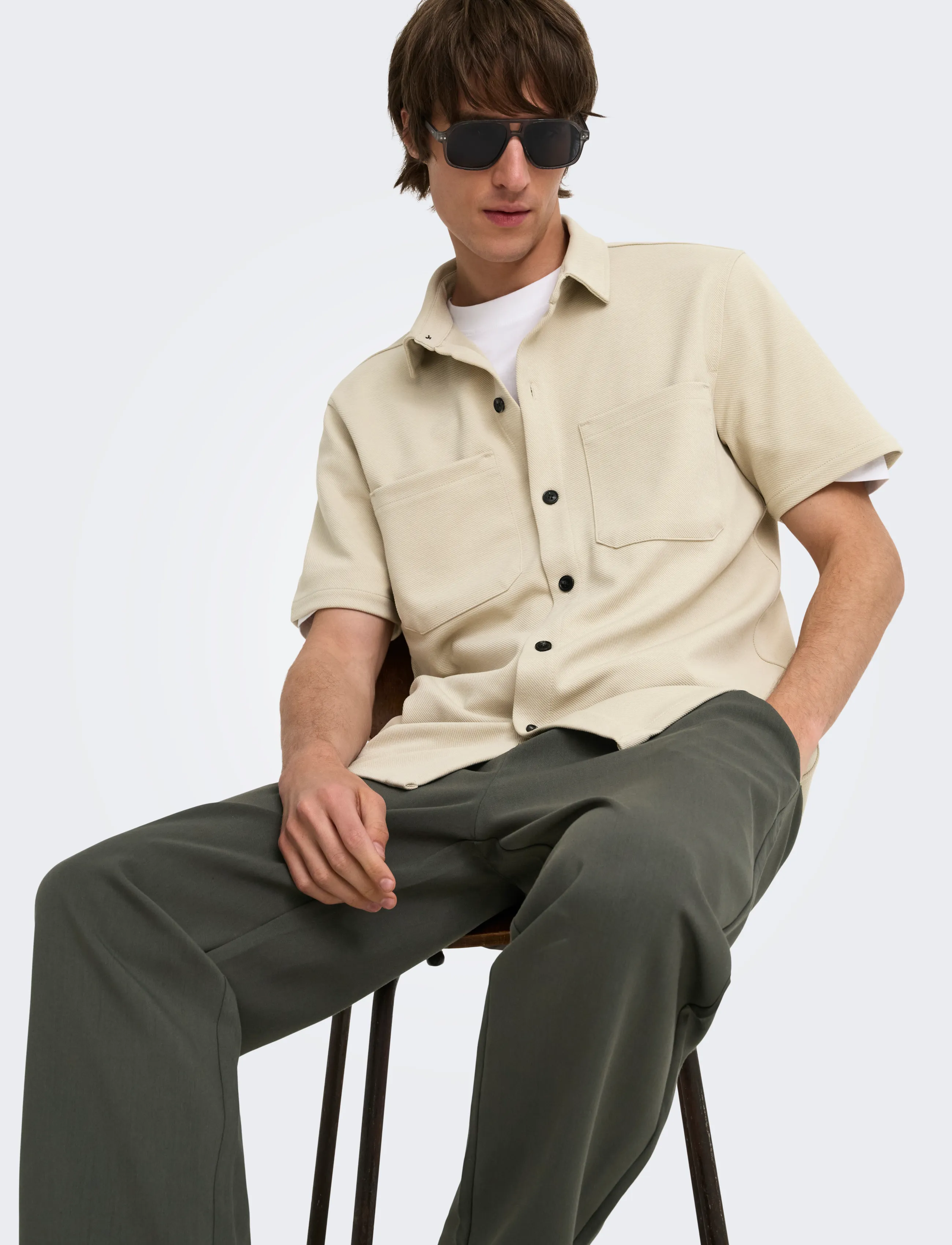 ONLY & SONS Onsnewkodyl Reg Ss Shirt kortärmade skjortor herr – bild 5