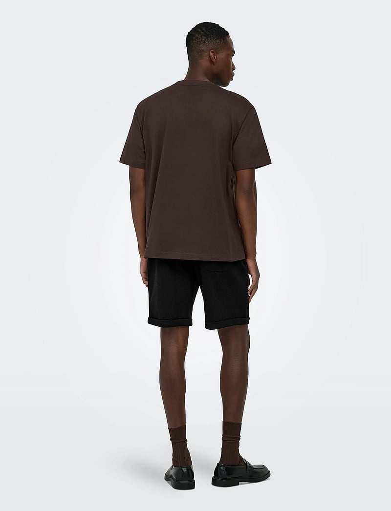 ONLY & SONS - ONSNEWKODYL REG S SHORTS NOOS - casual shorts - black - 3
