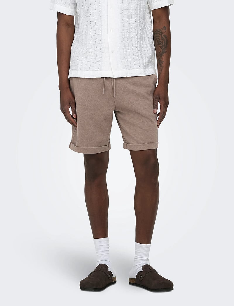 ONLY & SONS - ONSNEWKODYL REG S SHORTS NOOS - casual shorts - fossil - 0