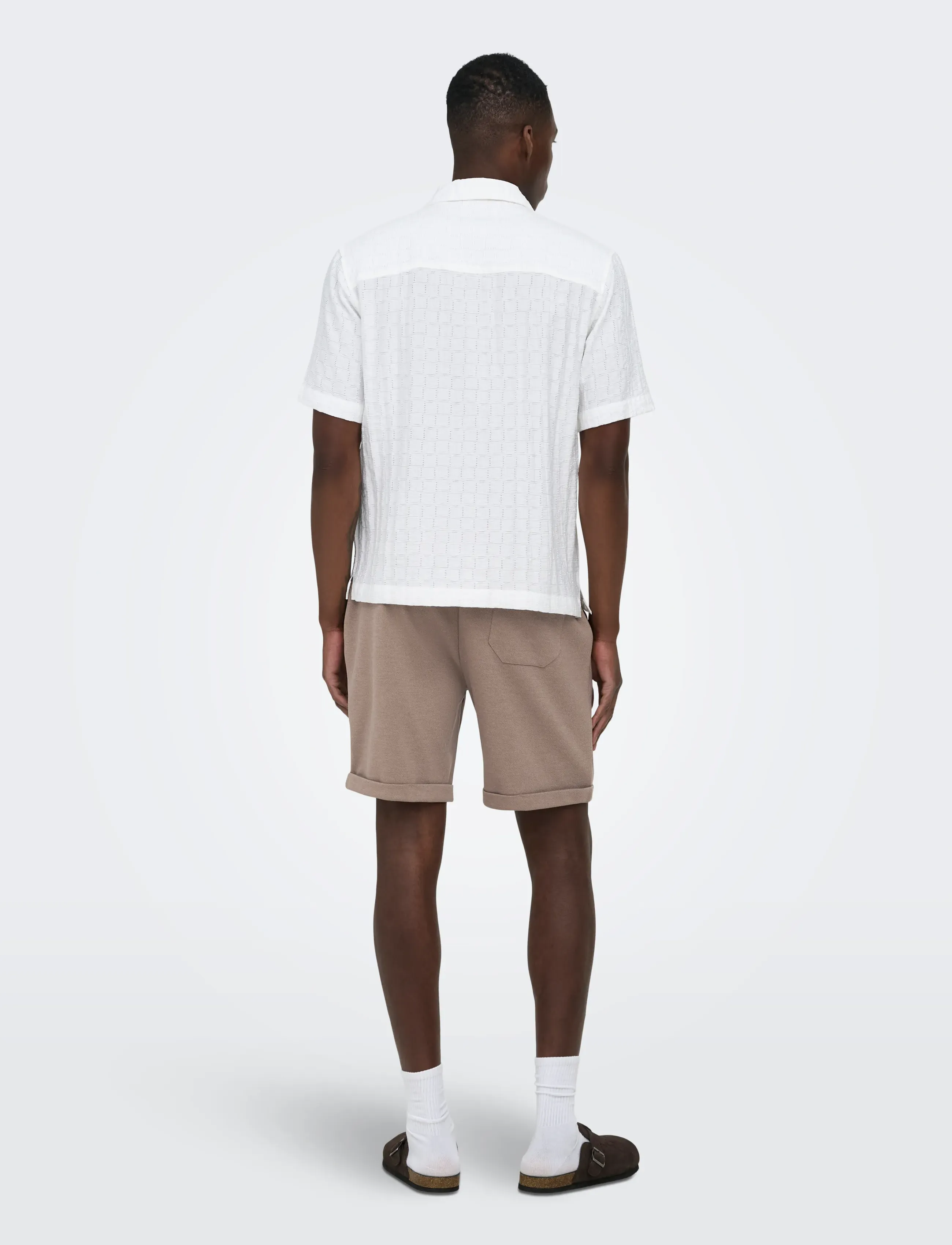 ONLY & SONS - ONSNEWKODYL REG S SHORTS NOOS - casual shorts - fossil - 3