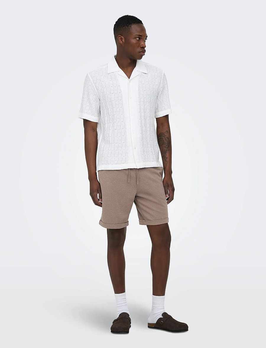 ONLY & SONS - ONSNEWKODYL REG S SHORTS NOOS - casual shorts - fossil - 4