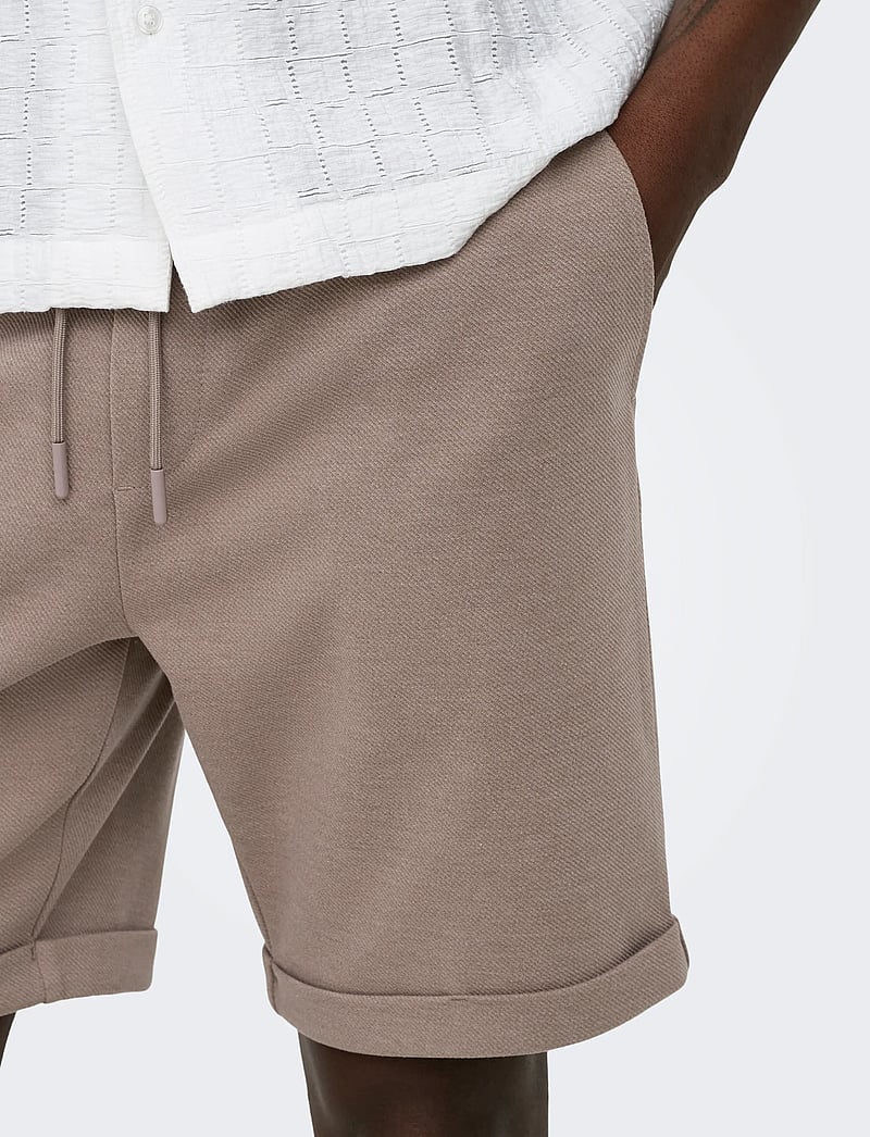 ONLY & SONS - ONSNEWKODYL REG S SHORTS NOOS - casual shorts - fossil - 5