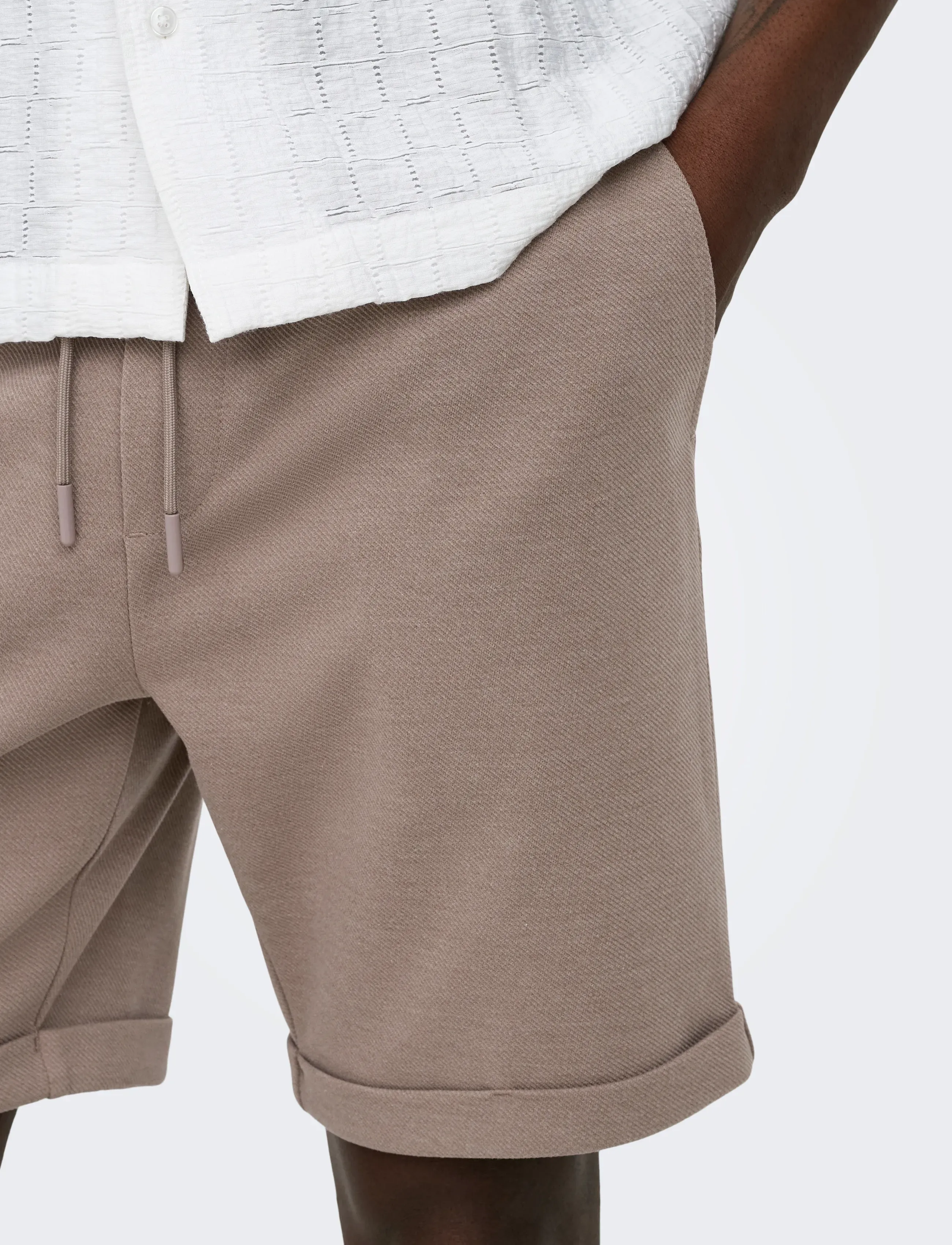 ONLY & SONS - ONSNEWKODYL REG S SHORTS NOOS - casual shorts - fossil - 5