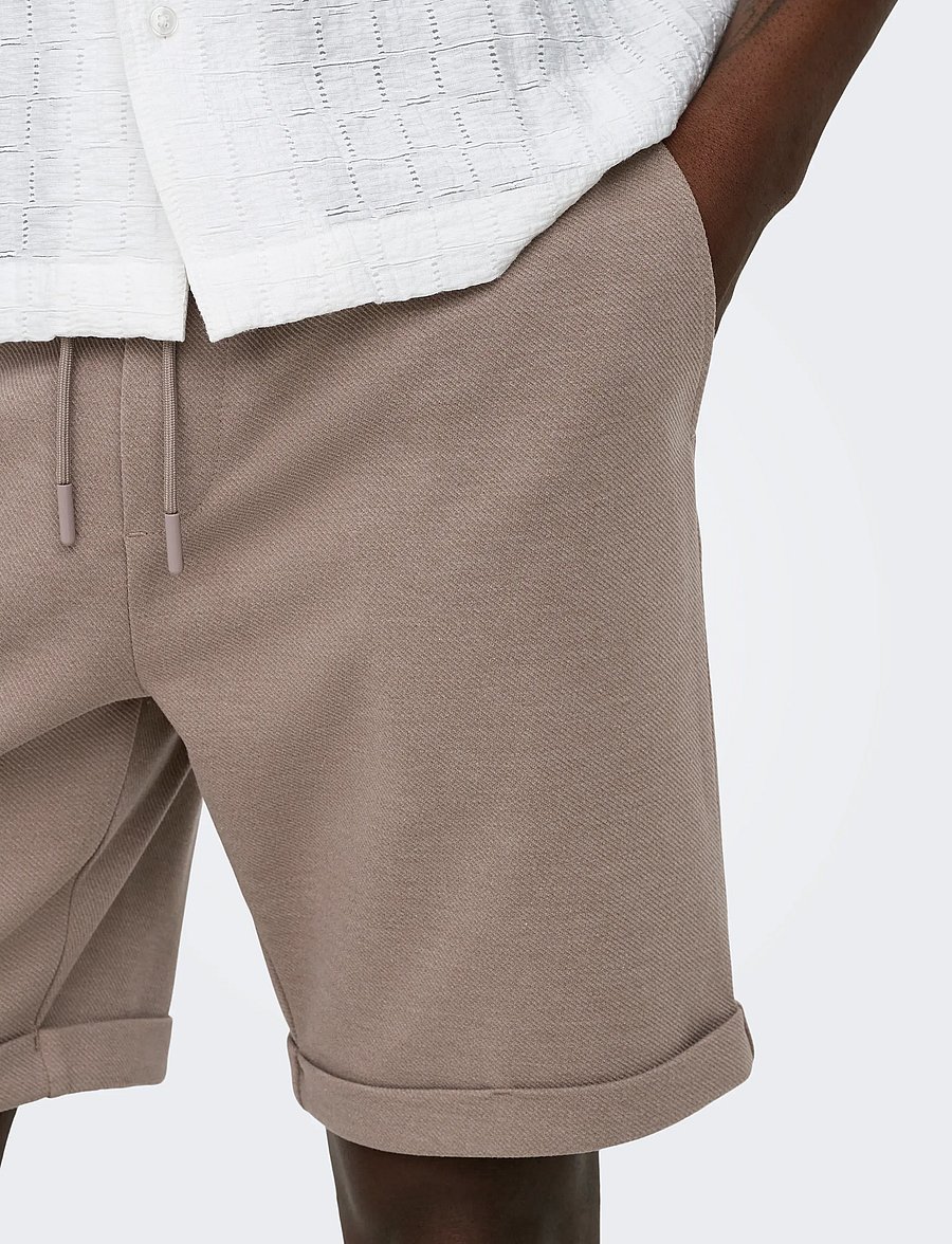 ONLY & SONS - ONSNEWKODYL REG S SHORTS NOOS - casual shorts - fossil - 5
