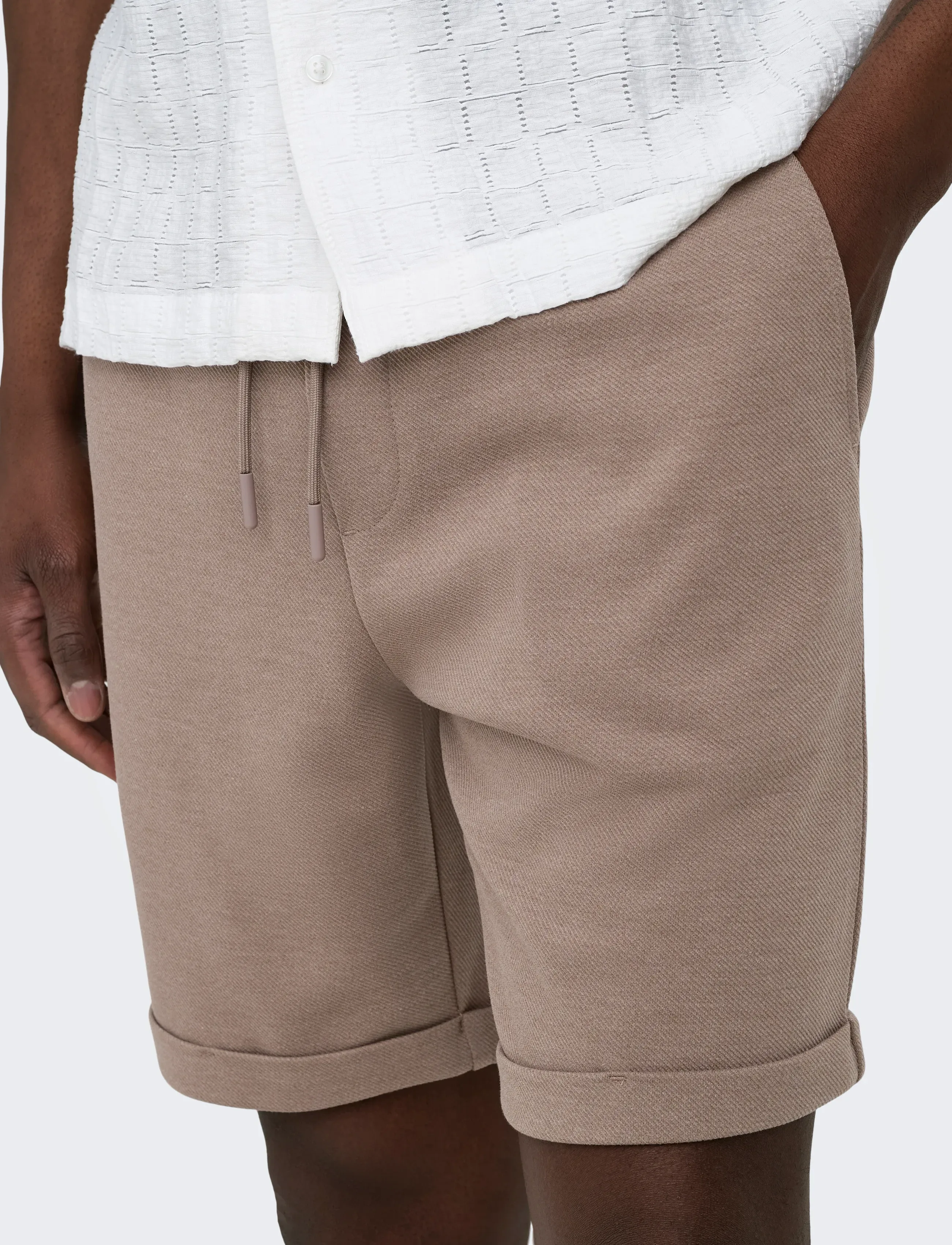 ONLY & SONS ONSNEWKODYL REG S SHORTS NOOS - Streetstyle - FOSSIL / brown