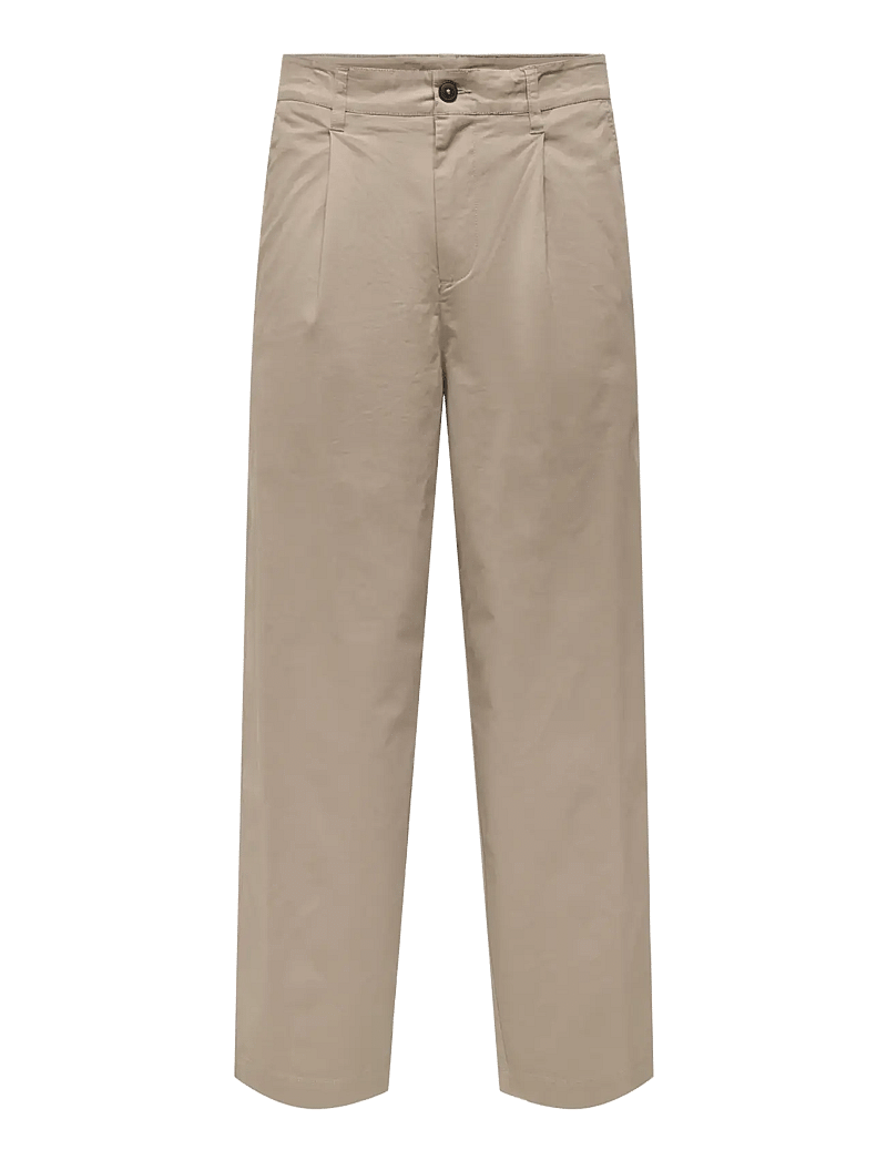 ONLY & SONS - ONSKILO LOOSE 0327 PANT - casual byxor - roasted cashew - 0