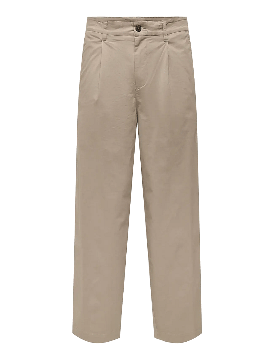 ONLY & SONS - ONSKILO LOOSE 0327 PANT - casual bukser - roasted cashew - 0