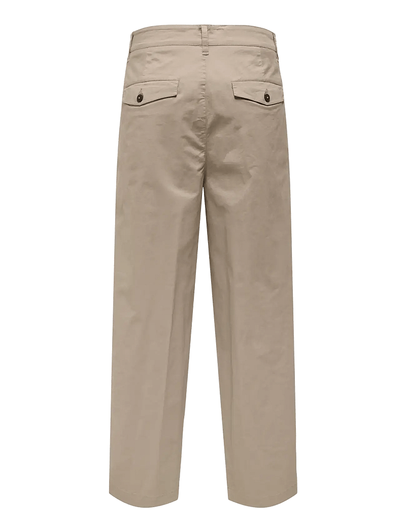 ONLY & SONS - ONSKILO LOOSE 0327 PANT - casual byxor - roasted cashew - 1