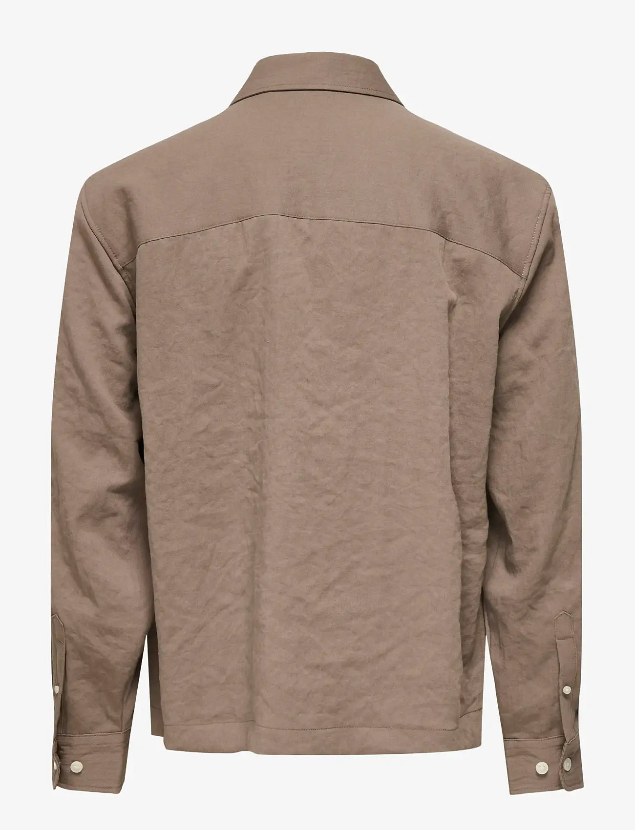 ONLY & SONS - ONSTRAKE LOOSE 0329 LS SHIRT - casual shirts - fossil - 1