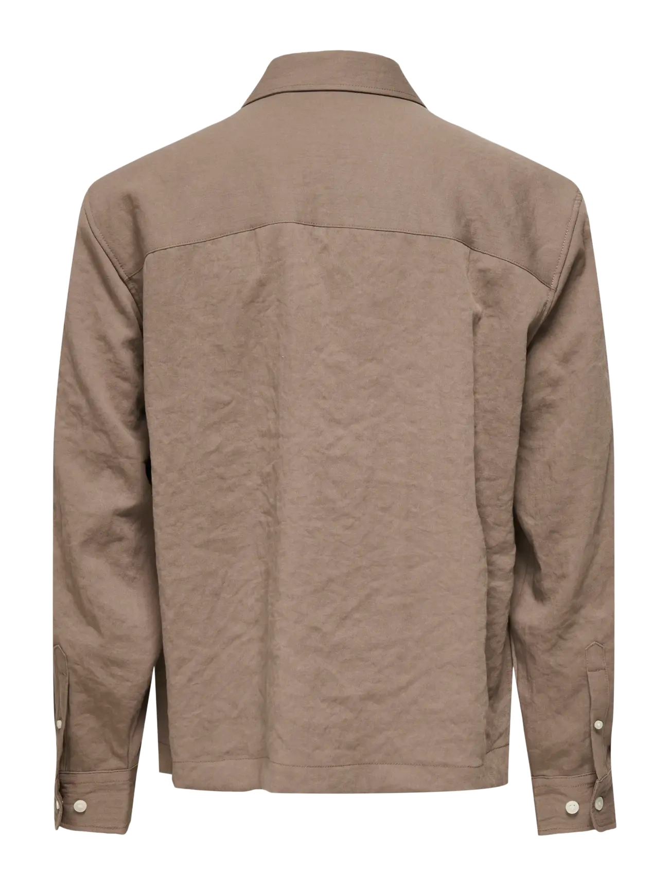 ONLY & SONS - ONSTRAKE LOOSE 0329 LS SHIRT - casual shirts - fossil - 1