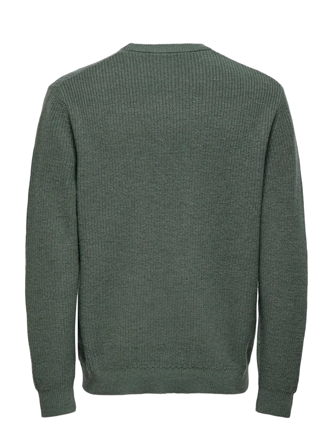 ONLY & SONS - ONSJIM RLX MERINO CREW KNIT - rundhalsad - castor gray - 1