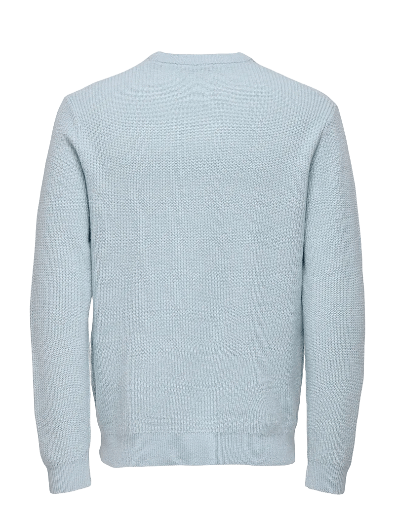 ONLY & SONS - ONSJIM RLX MERINO CREW KNIT - rund hals - skyway - 1