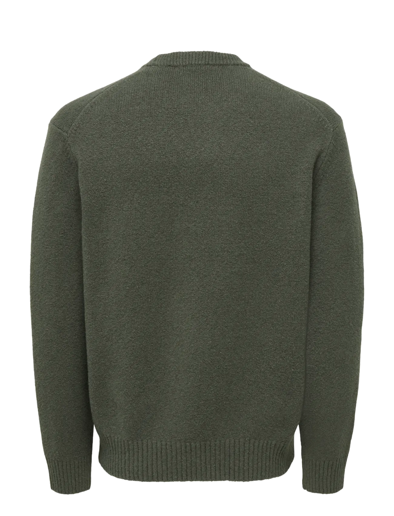 ONLY & SONS - ONSJAMES RLX CREW KNIT NOOS - Ümara kaelusega - beluga - 1