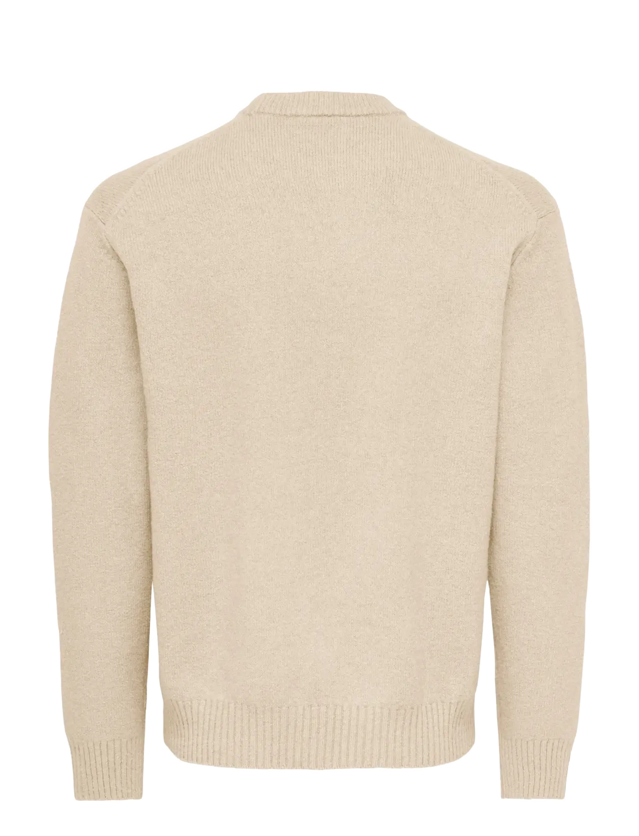 ONLY & SONS - ONSJAMES RLX CREW KNIT NOOS - rund hals - oatmeal - 2
