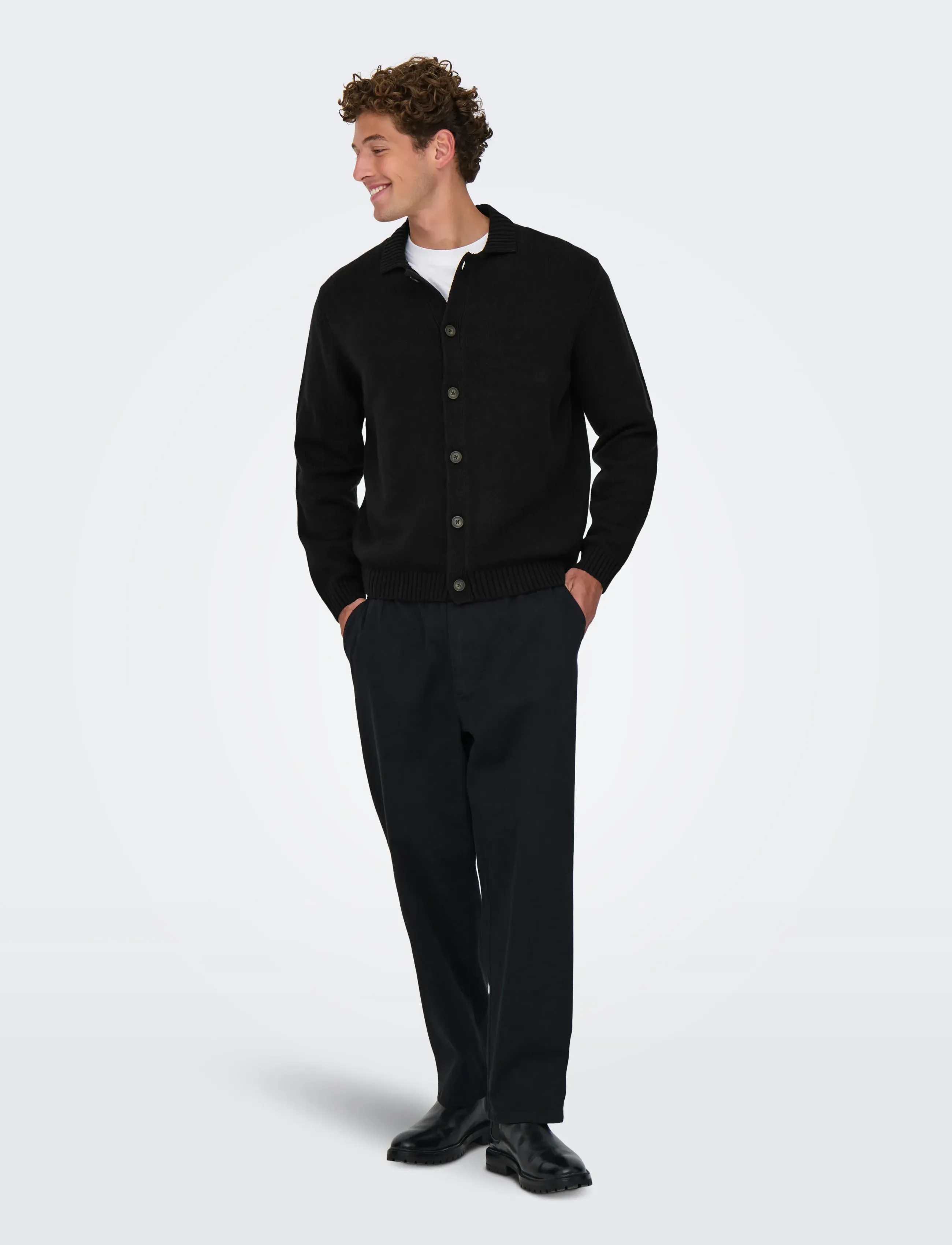 ONLY & SONS Onsjacob Reg Ls Cardigan Knit herr – bild 5