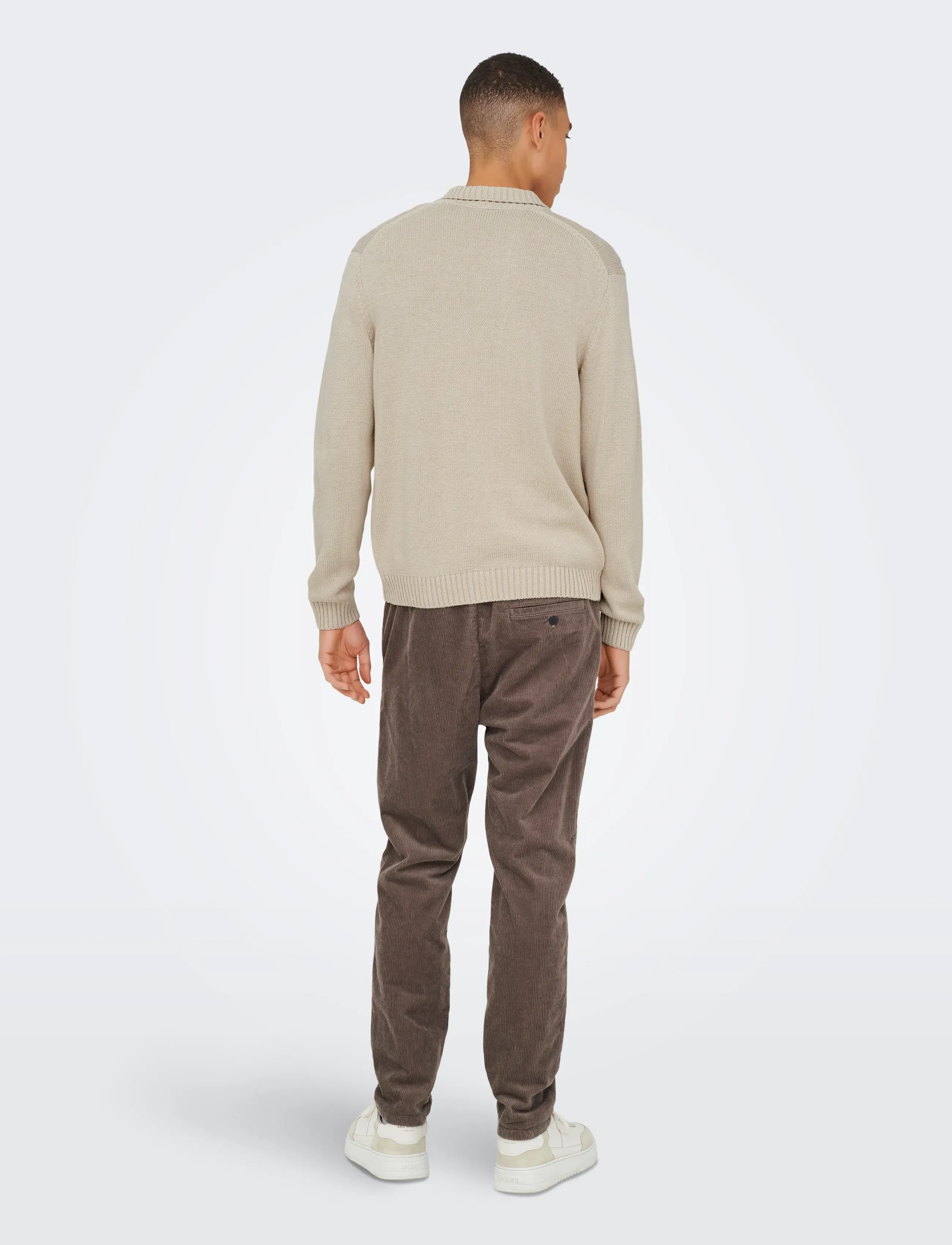 ONLY & SONS - ONSJACOB REG LS CARDIGAN KNIT - koftor - silver lining - 3