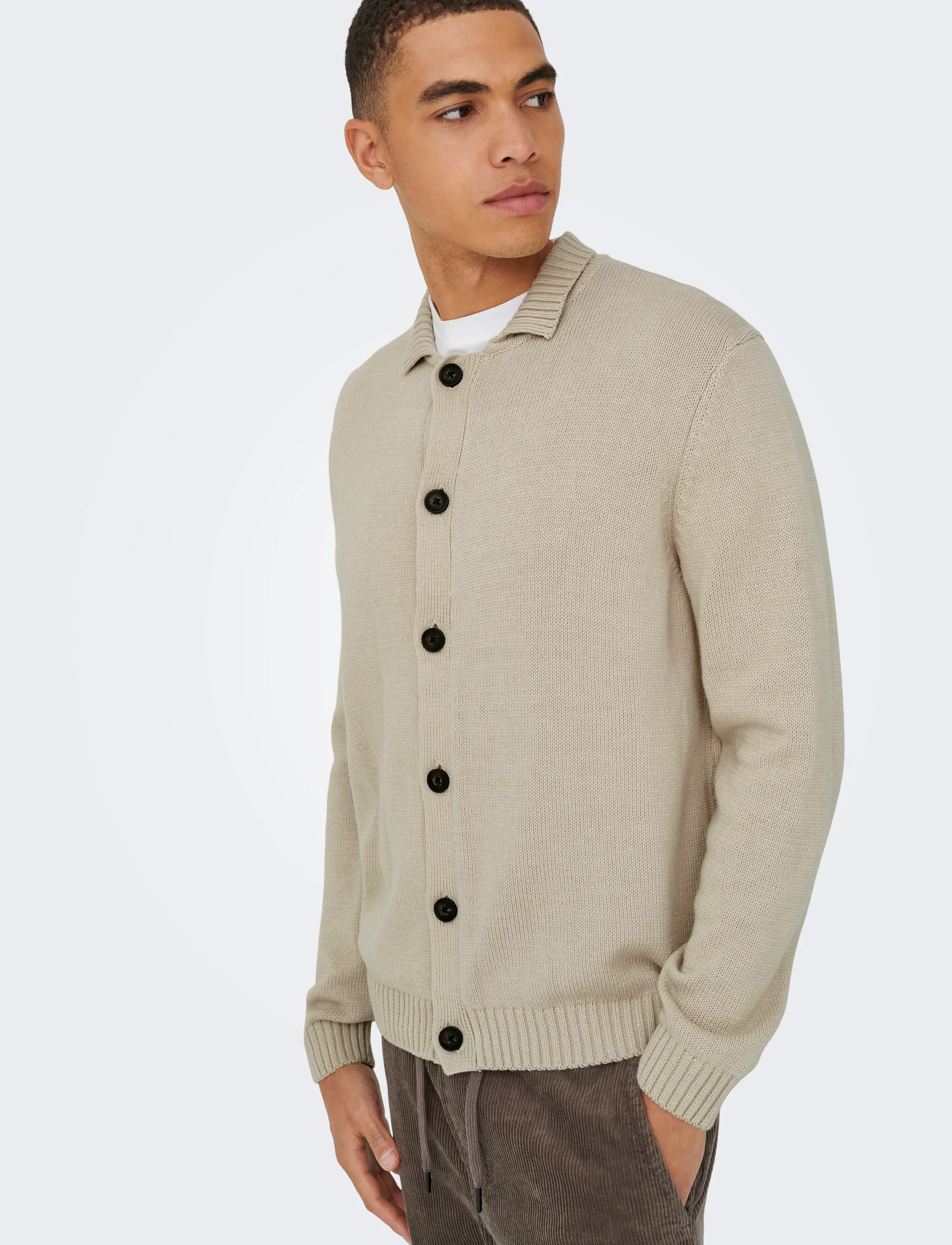 ONLY & SONS Onsjacob Reg Ls Cardigan Knit herr – bild 5