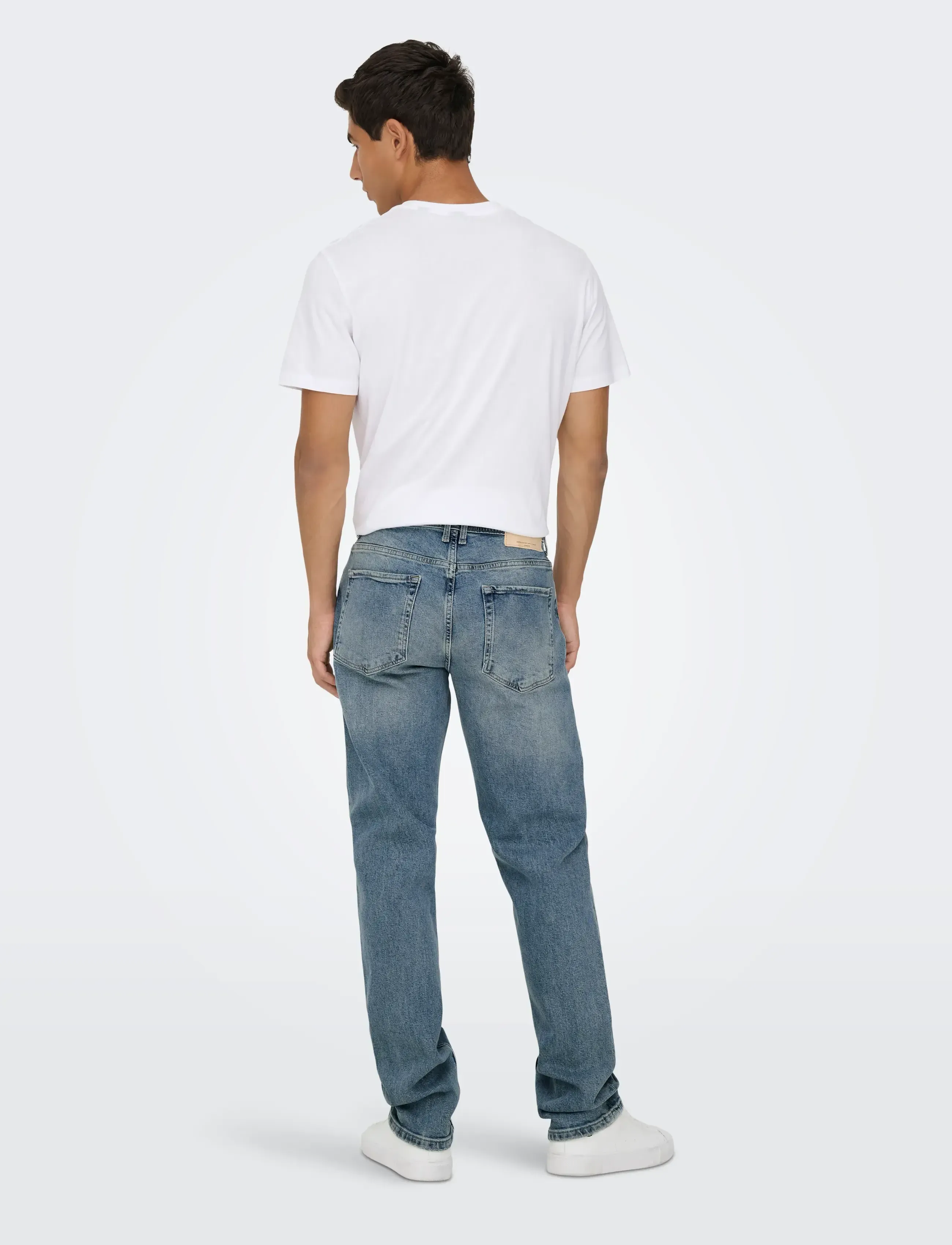 ONLY & SONS - ONSEDGE PERFORMANCE LB 3816 DOT DNM NOOS - regular jeans - light blue denim - 3