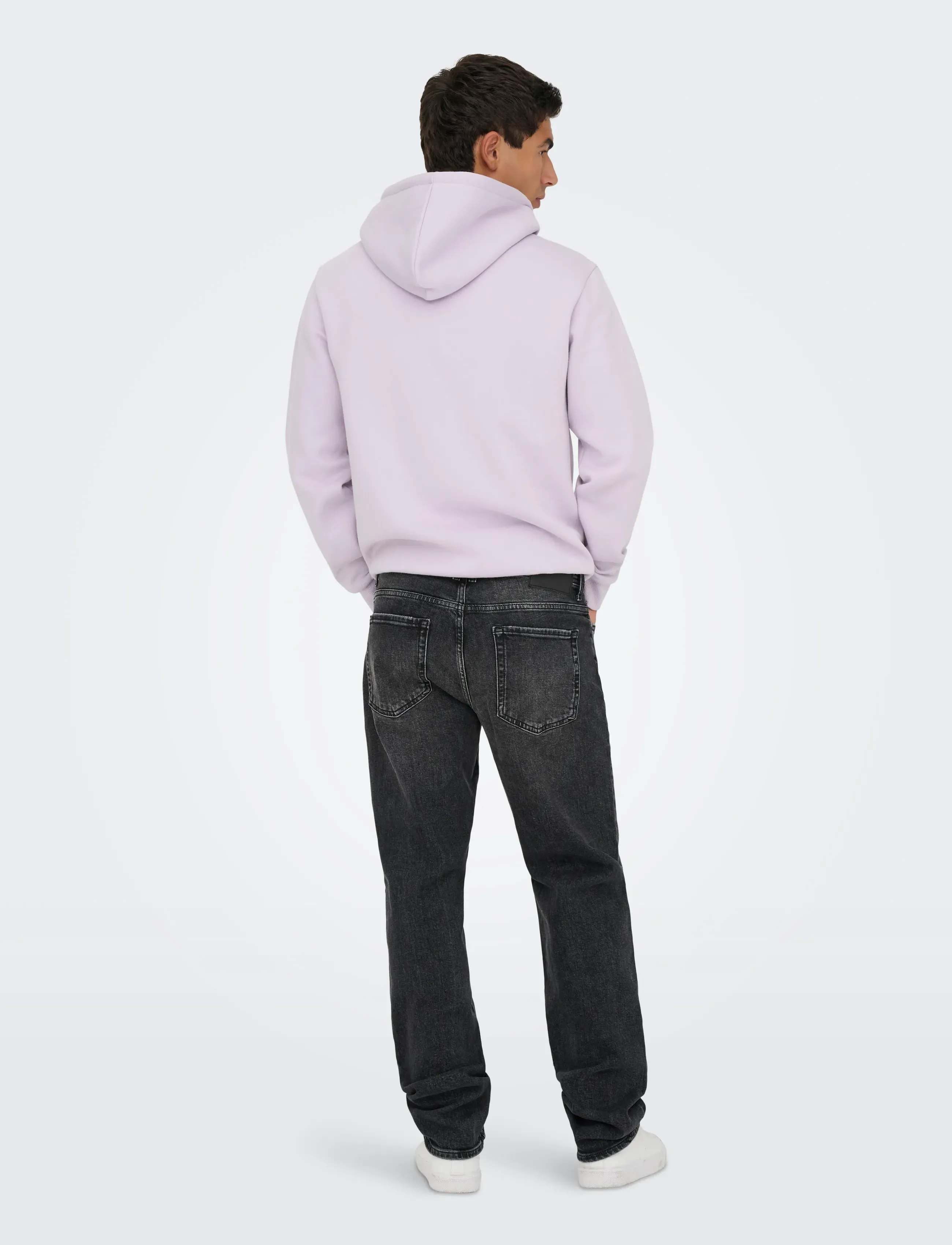 ONLY & SONS - ONSEDGE PERFORMANCE WB 3824 DOT DNM NOOS - regular jeans - washed black - 3