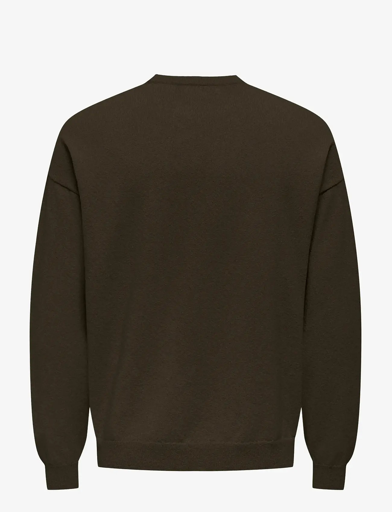 ONLY & SONS - ONSJOB RLX LS BOUCLE CREW KNIT - collections - demitasse - 1