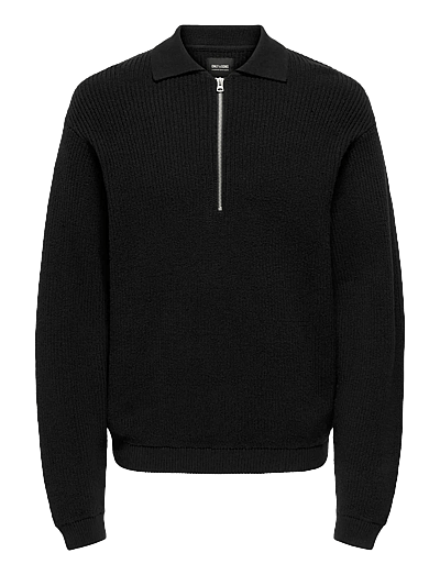 Onskaiser Rlx Ls 1/2 Zip Polo Knit Noos - Polostrik