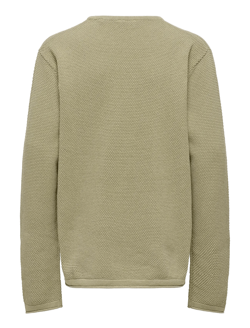 ONLY & SONS - OSJPANTER REG CREW KNIT NOOS - swetry - chinchilla - 2