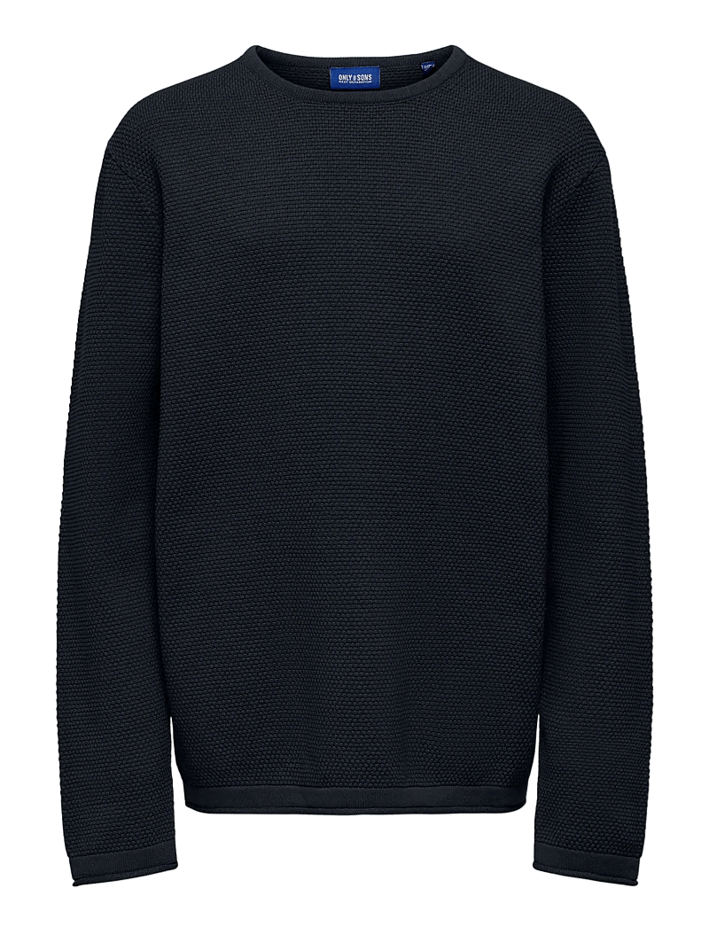 ONLY & SONS - OSJPANTER REG CREW KNIT NOOS - trøjer - dark navy - 1