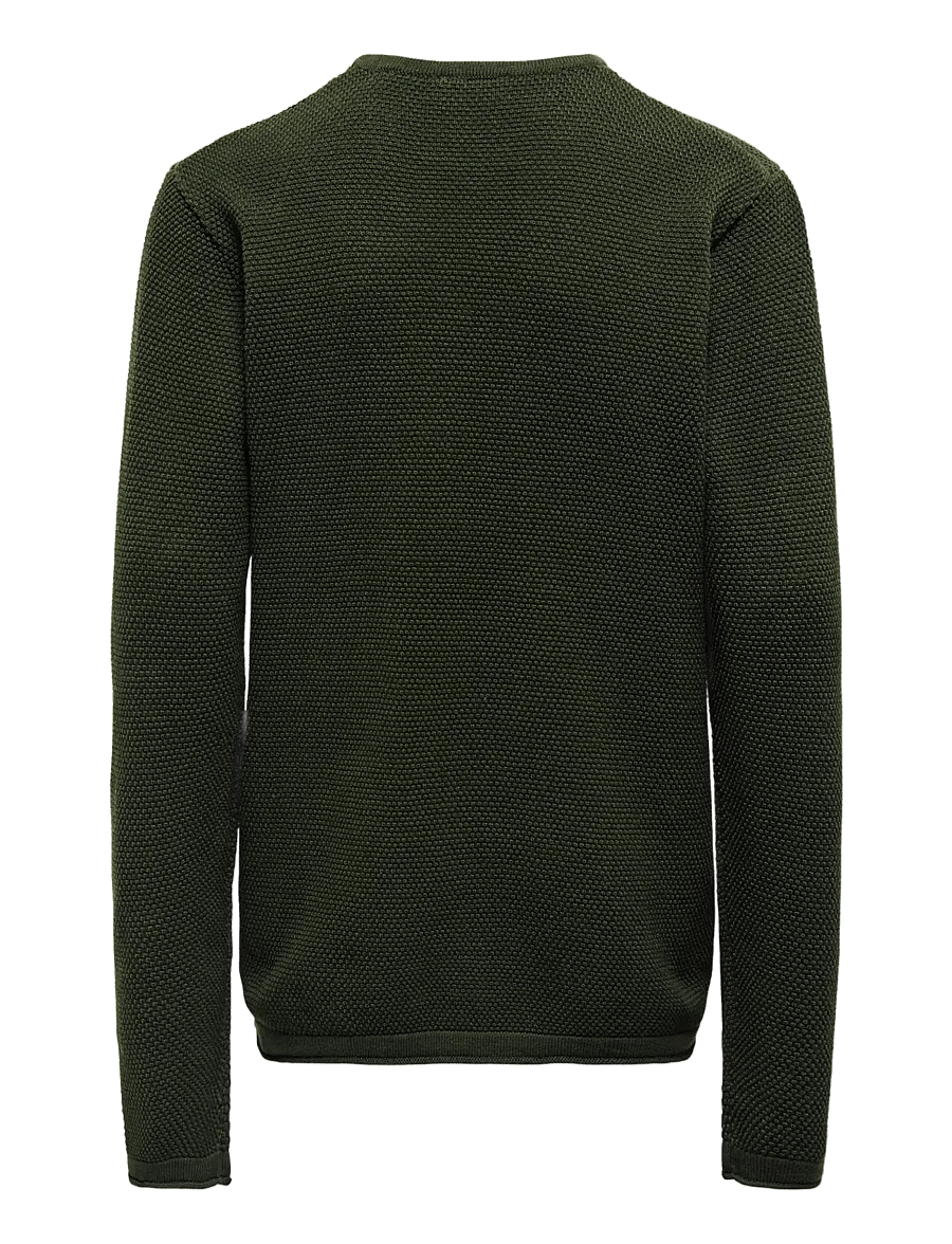 ONLY & SONS - OSJPANTER REG CREW KNIT NOOS - džemperi - rosin - 1