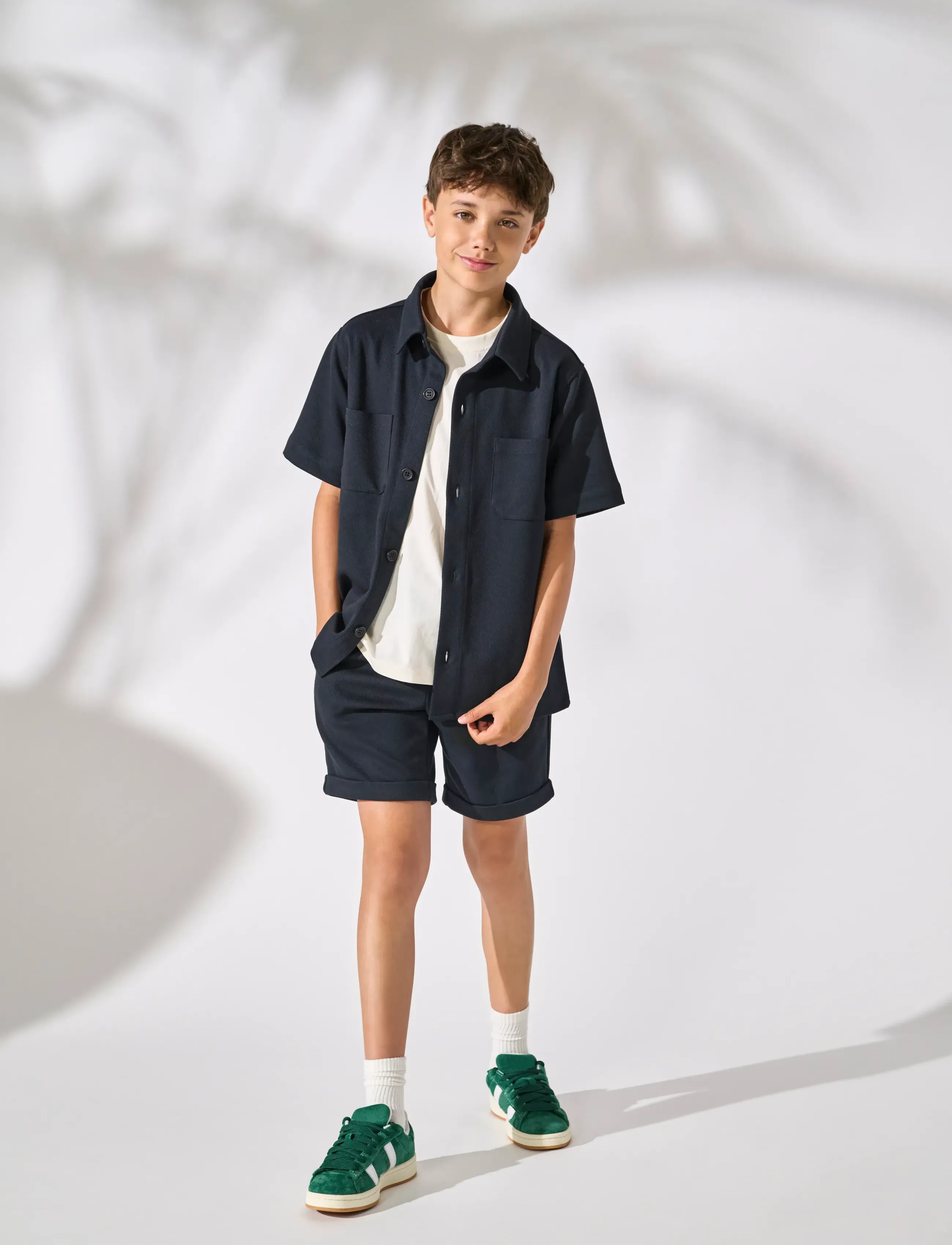 ONLY & SONS OSJNEW KODYL REG SS SHIRT SWT NOOS - Skjorter - DARK NAVY / navy